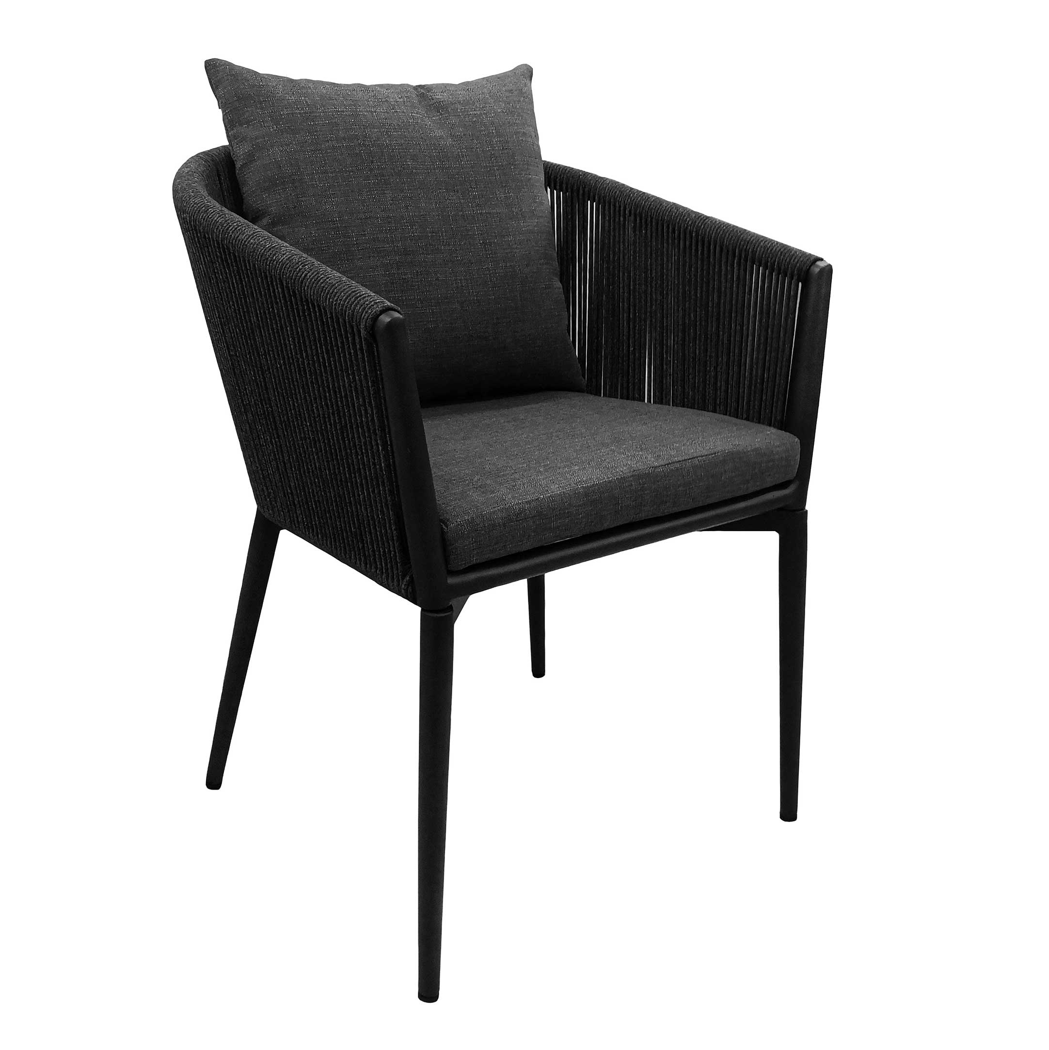 Chaise de jardin Juno - gris foncé