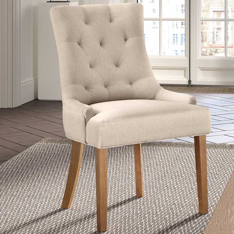 Chaise de salle à manger Anny - sable