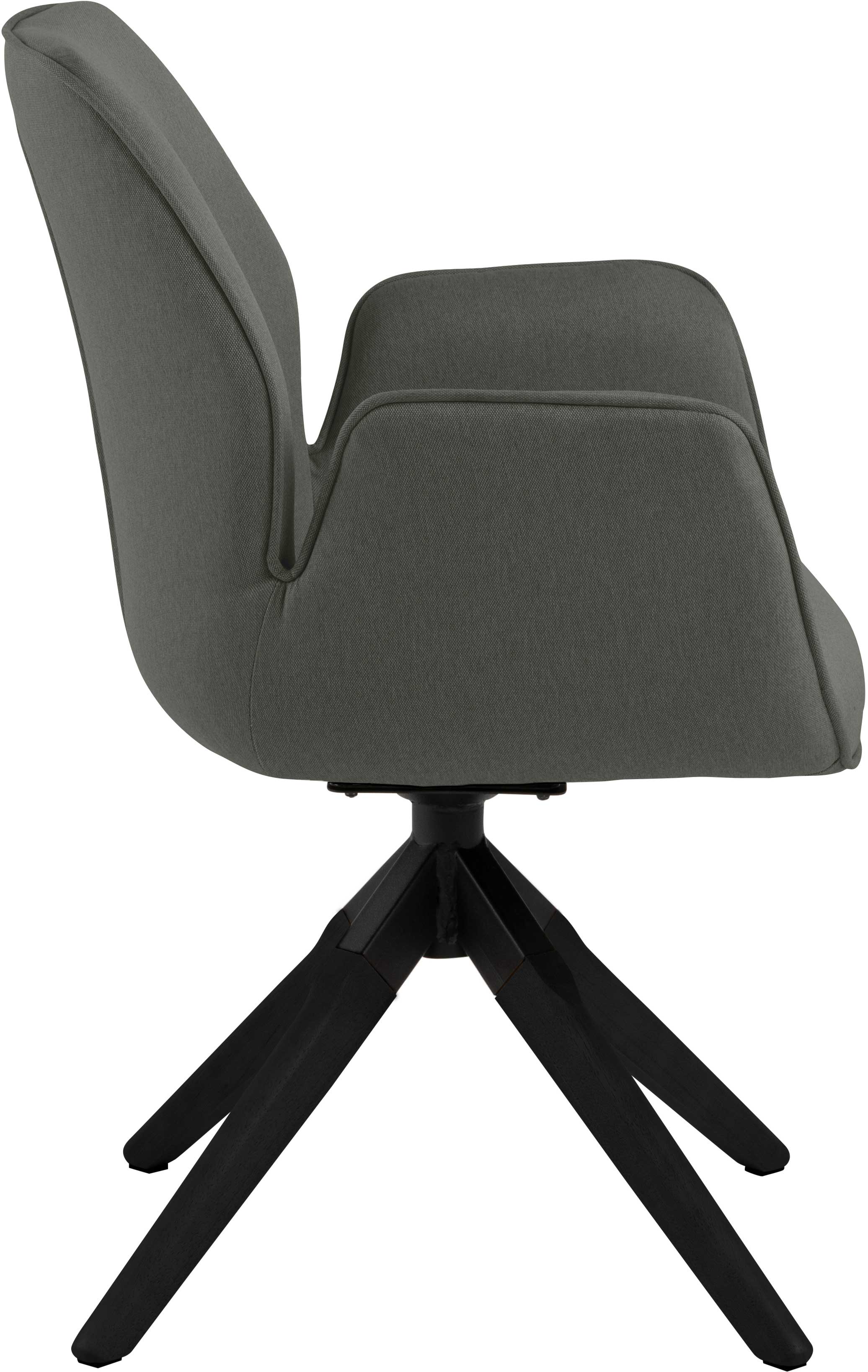 Chaise de salle à manger Aubin - pivotant - gris foncé - Image 10