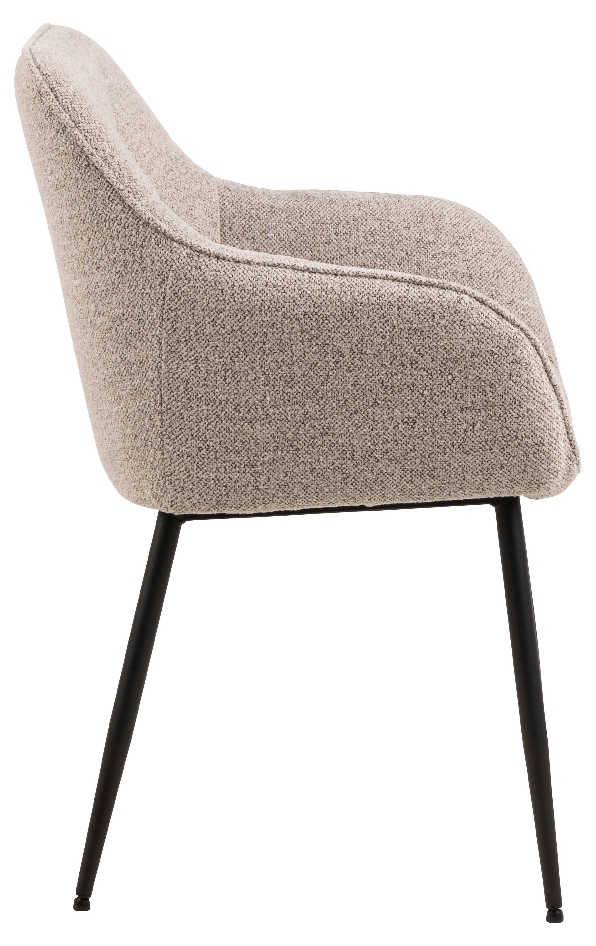 Chaise de salle à manger Brenda - beige - Image 4