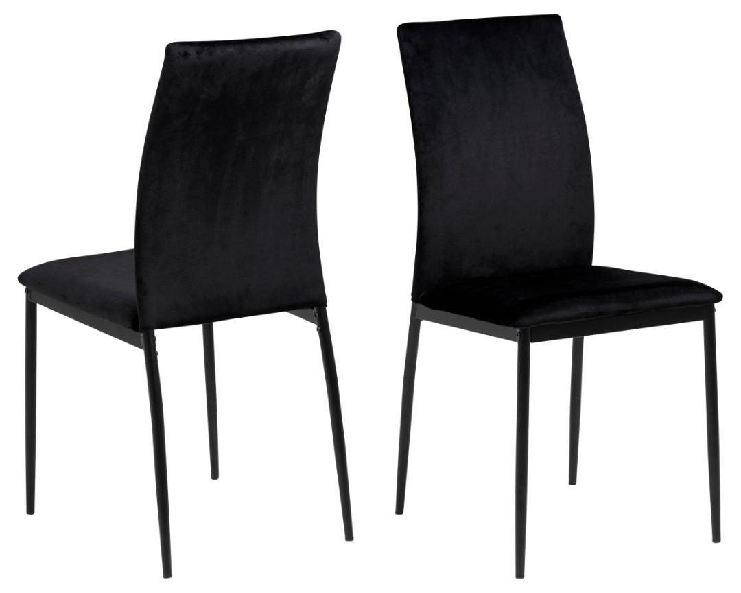 Chaise de salle à manger Demina - noir