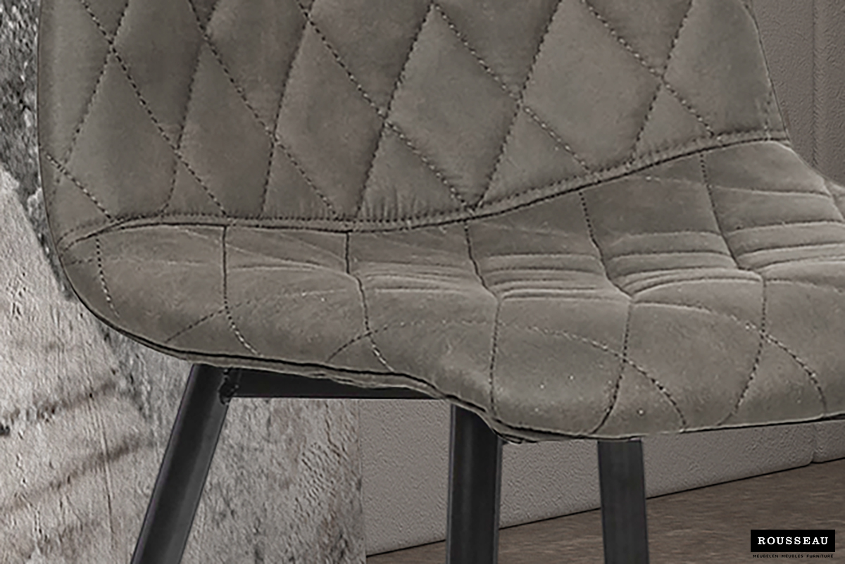 Chaise de salle à manger Maletto-gris - Image 4