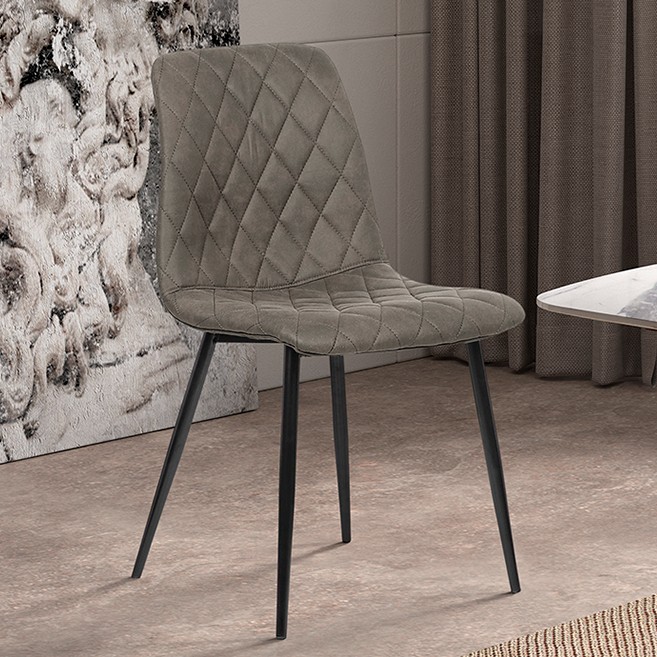 Chaise de salle à manger Maletto-gris