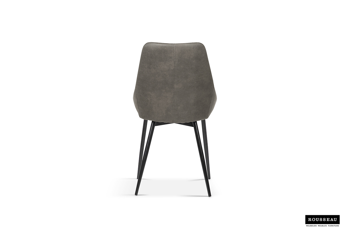 Chaise de salle à manger Mirano-gris - Image 6