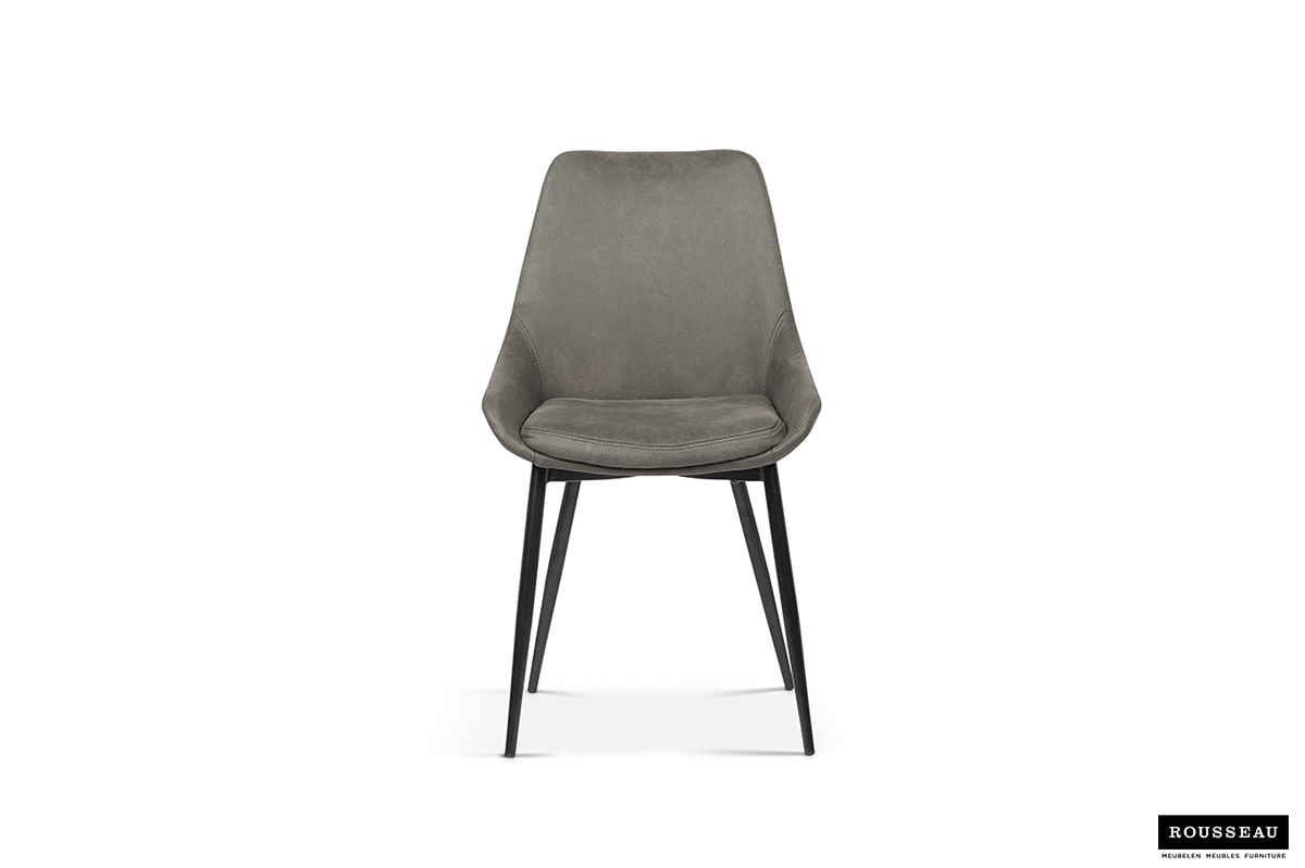 Chaise de salle à manger Mirano-gris - Image 8