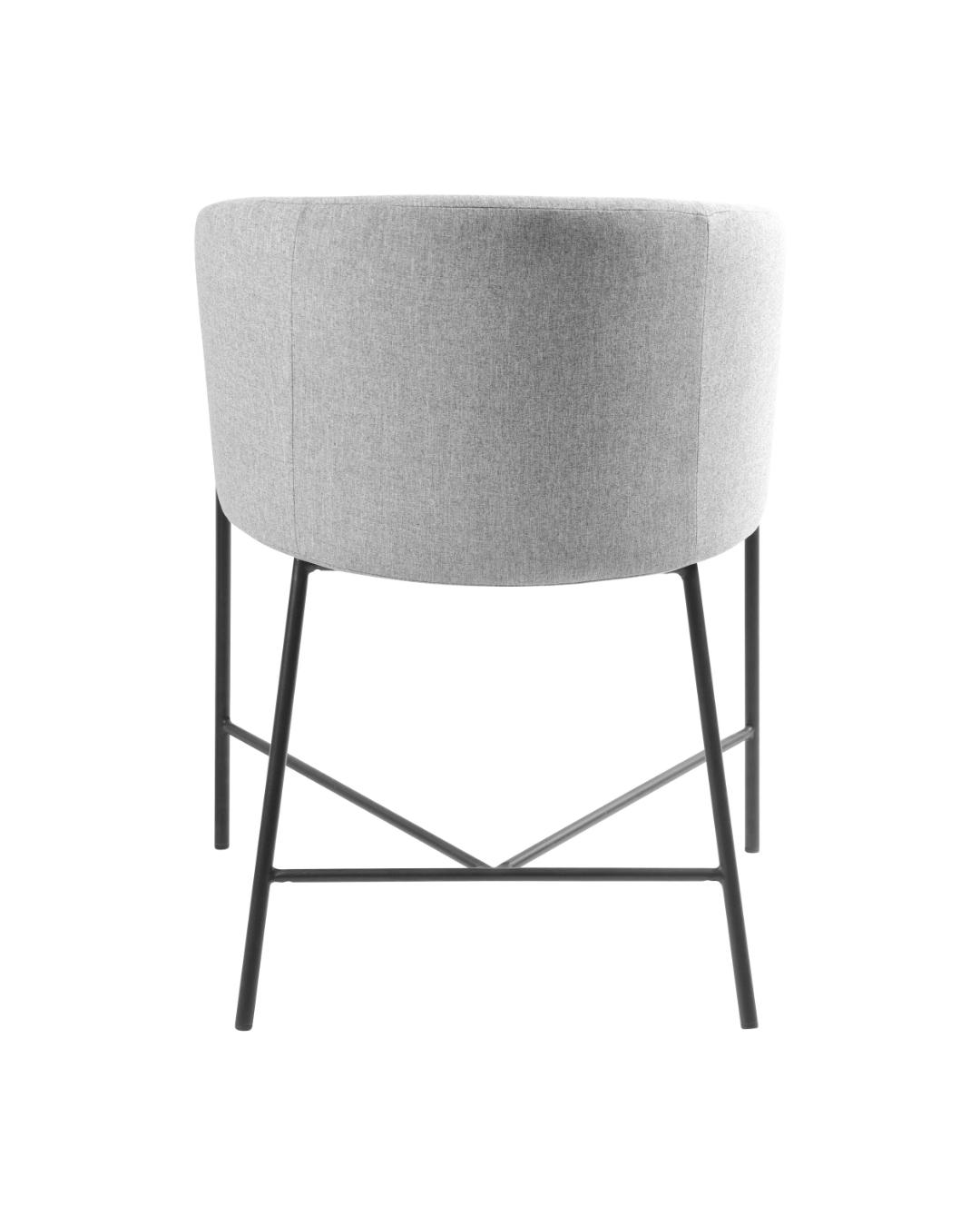 Chaise de salle à manger Nelsie - gris/ noir - Image 3