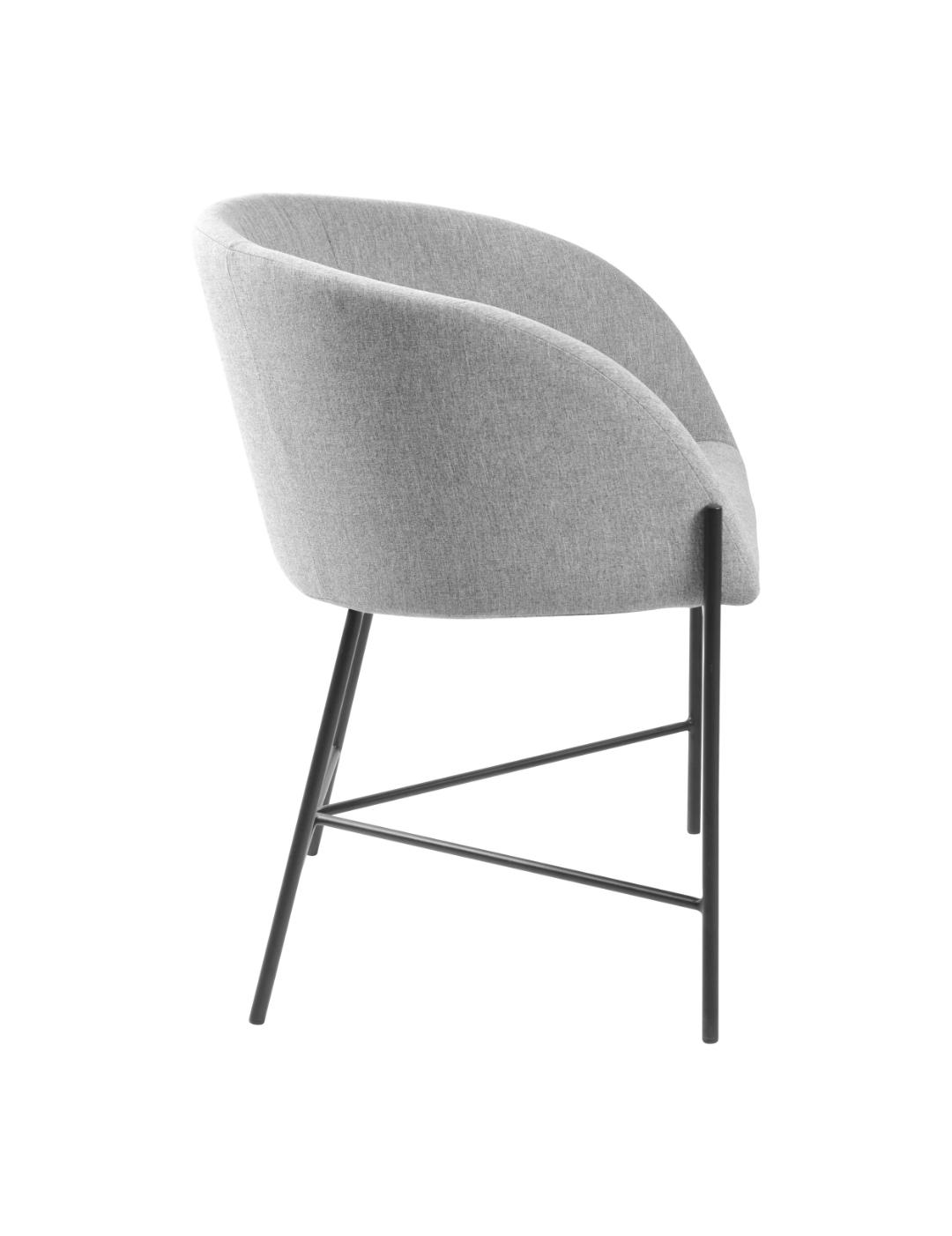 Chaise de salle à manger Nelsie - gris/ noir - Image 8