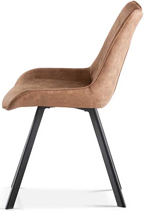 Chaise de salle à manger Paco - brun - Image 3