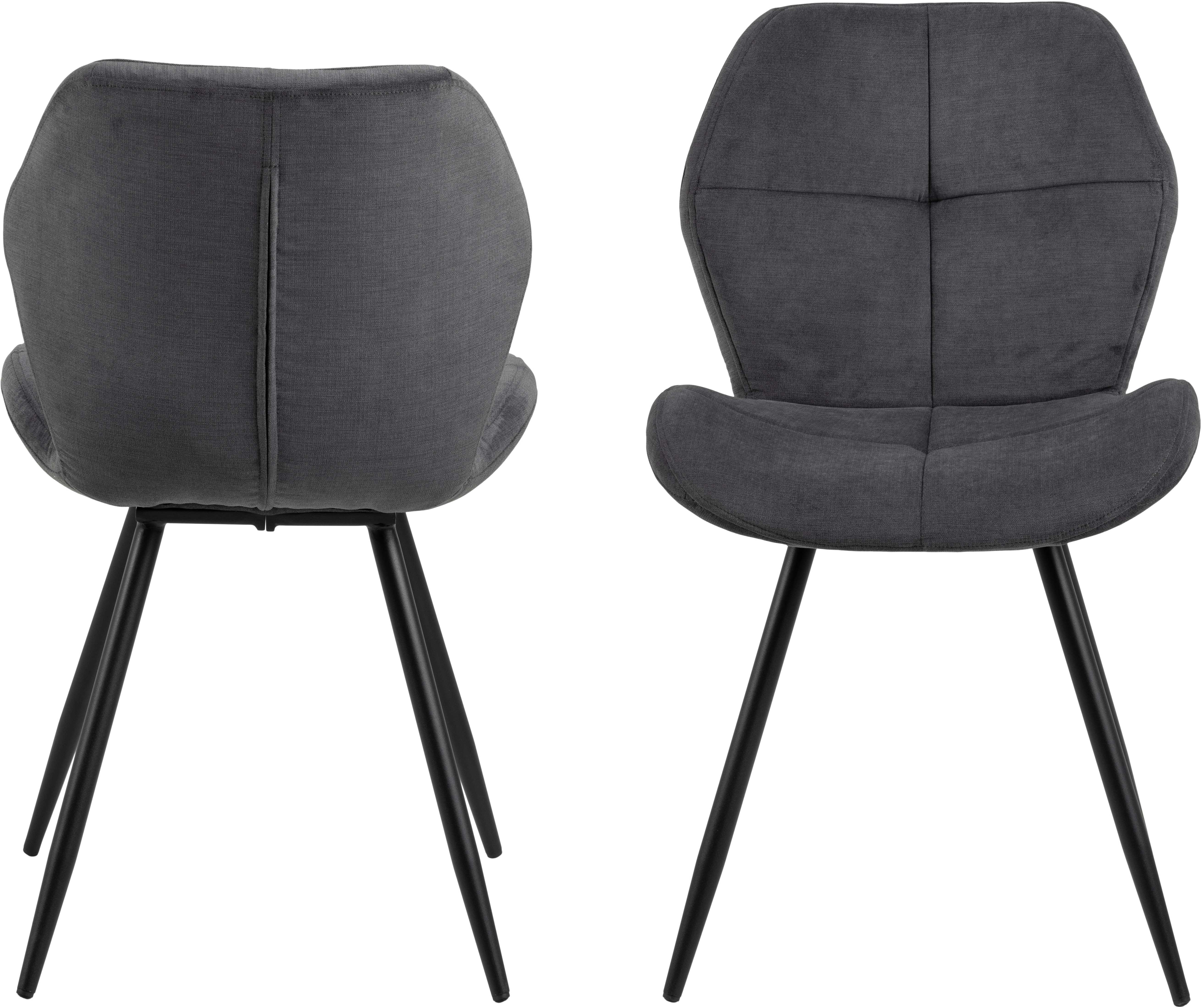 Chaise de salle à manger Petri - anthracite - Image 3