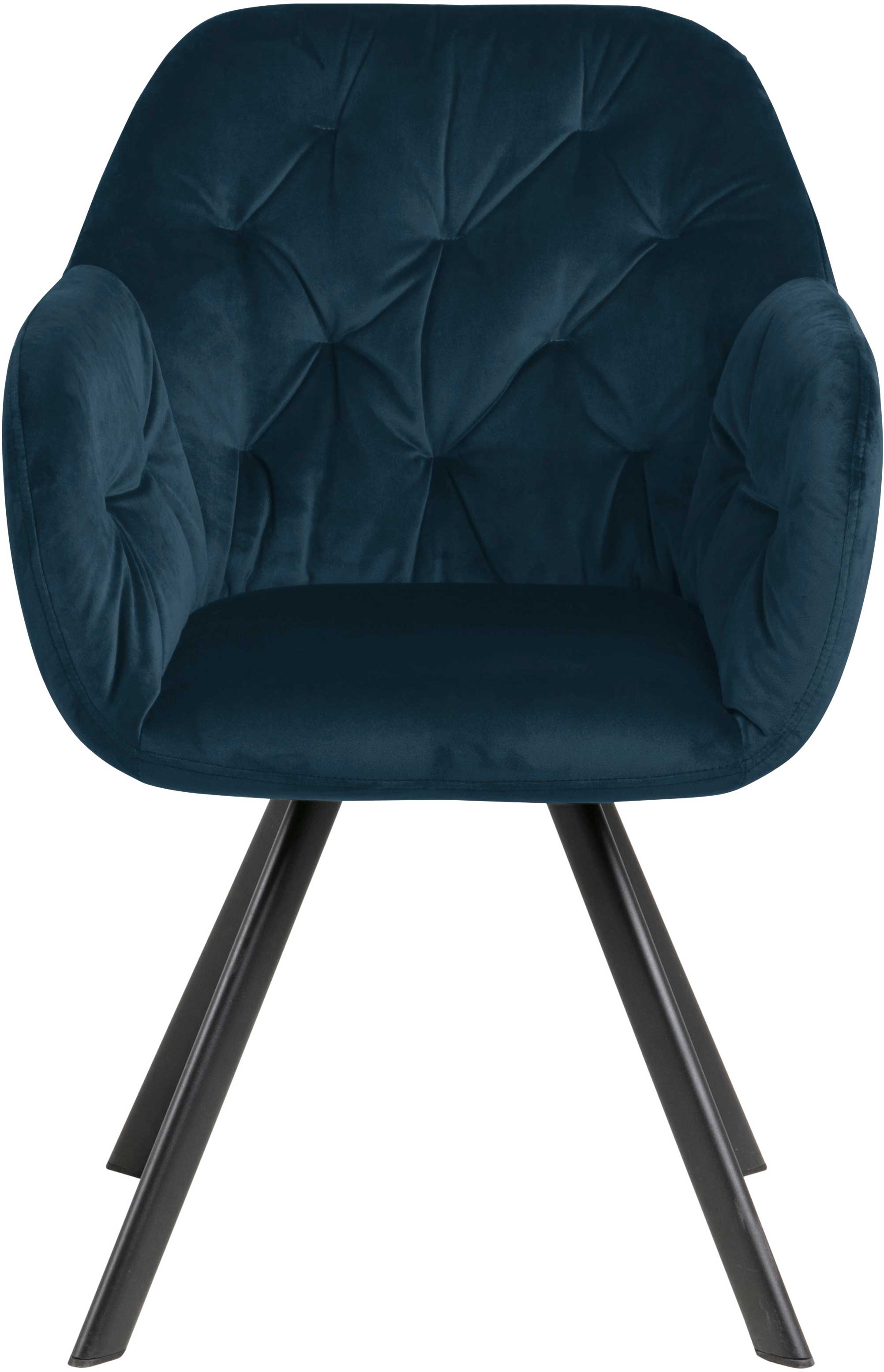 Chaise de salle à manger pivotante Levon - bleu marine - Image 11