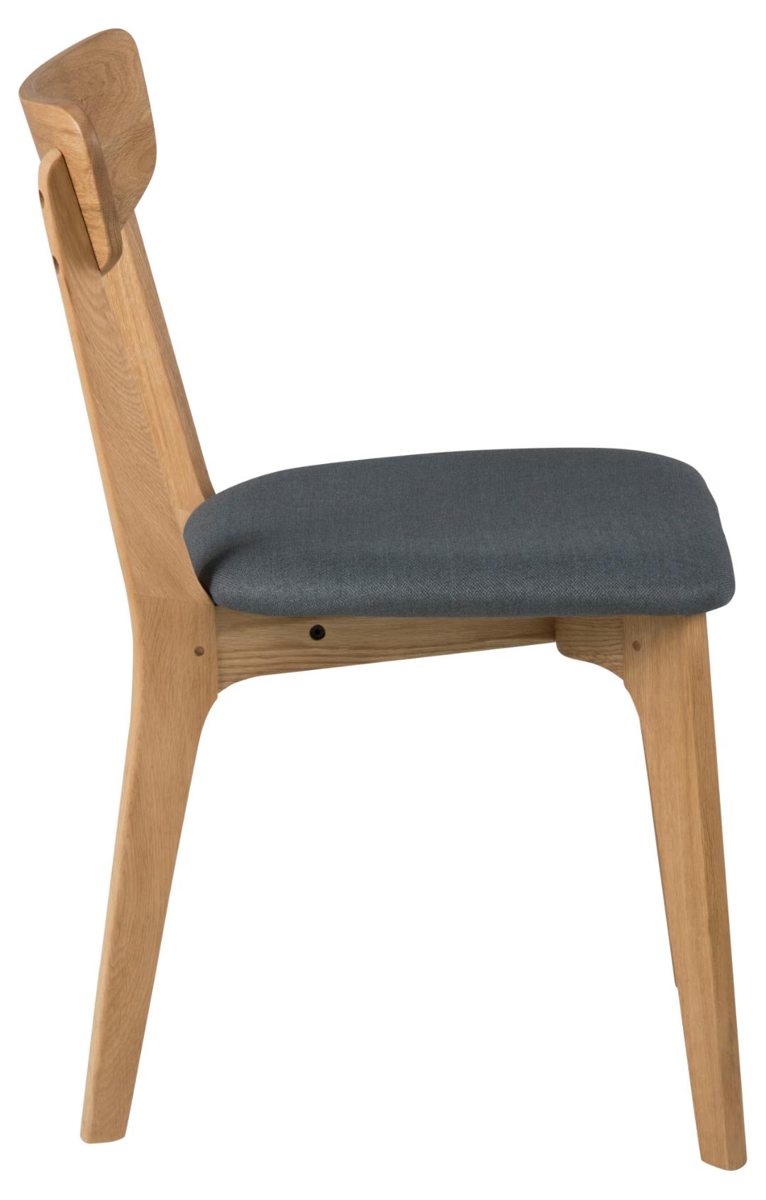 Chaise de salle à manger Tory - chêne/gris - Image 2