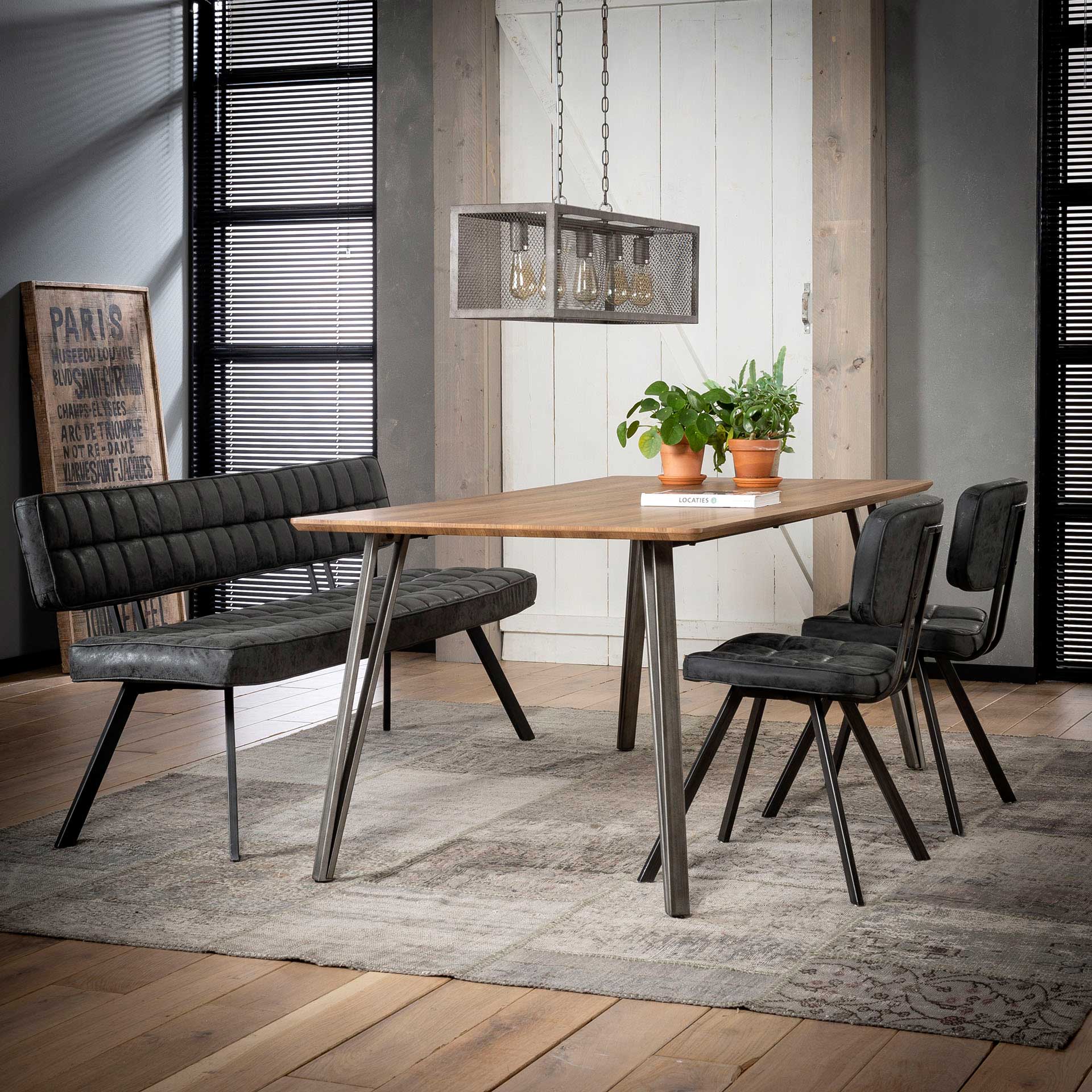 Chaise de salle à manger Ziva - noir - Image 2