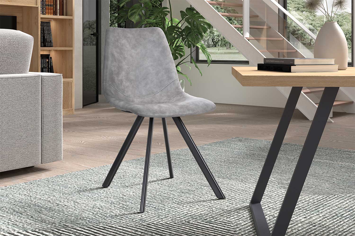 Chaise Emmy - gris - Image 6