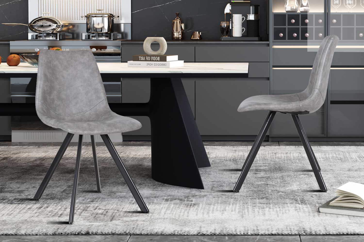 Chaise Emmy - gris - Image 7