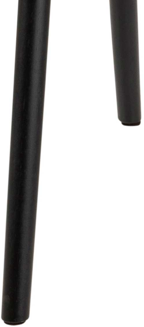 Chaise en similicuir Tilda avec pieds obliques - cognac/noir - Image 5