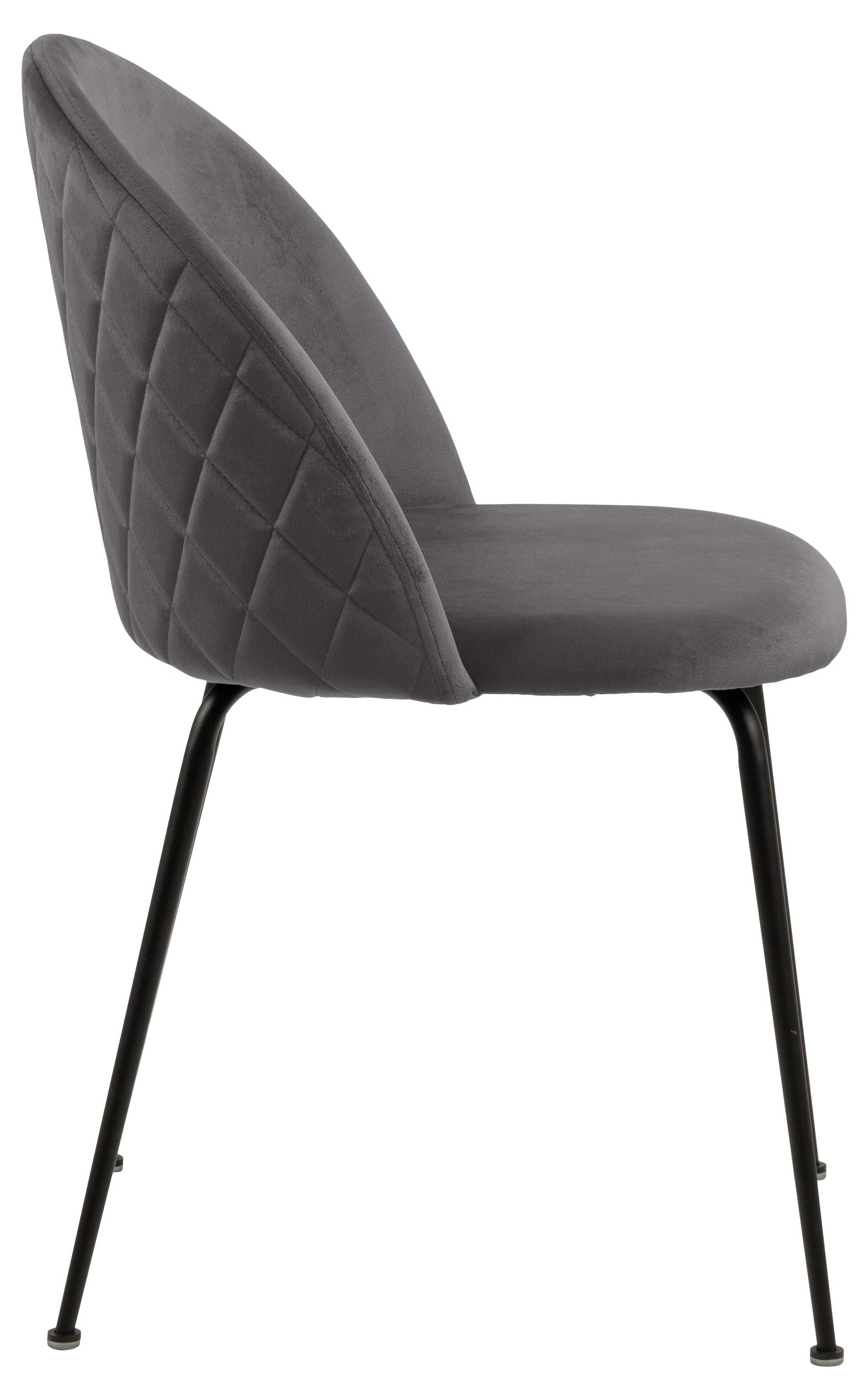Chaise Isa - gris foncé/noir - Image 5