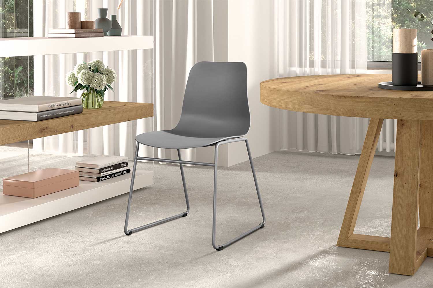 Chaise Marie - gris - Image 6