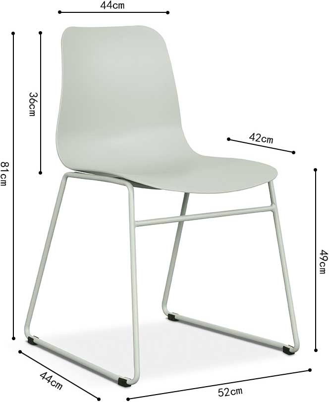 Chaise Marie - vert de gris - Image 3