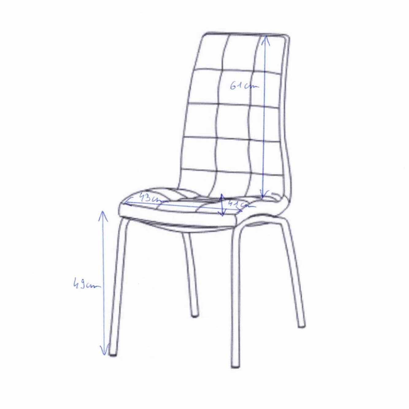 Chaise Merlino - noir - Image 2