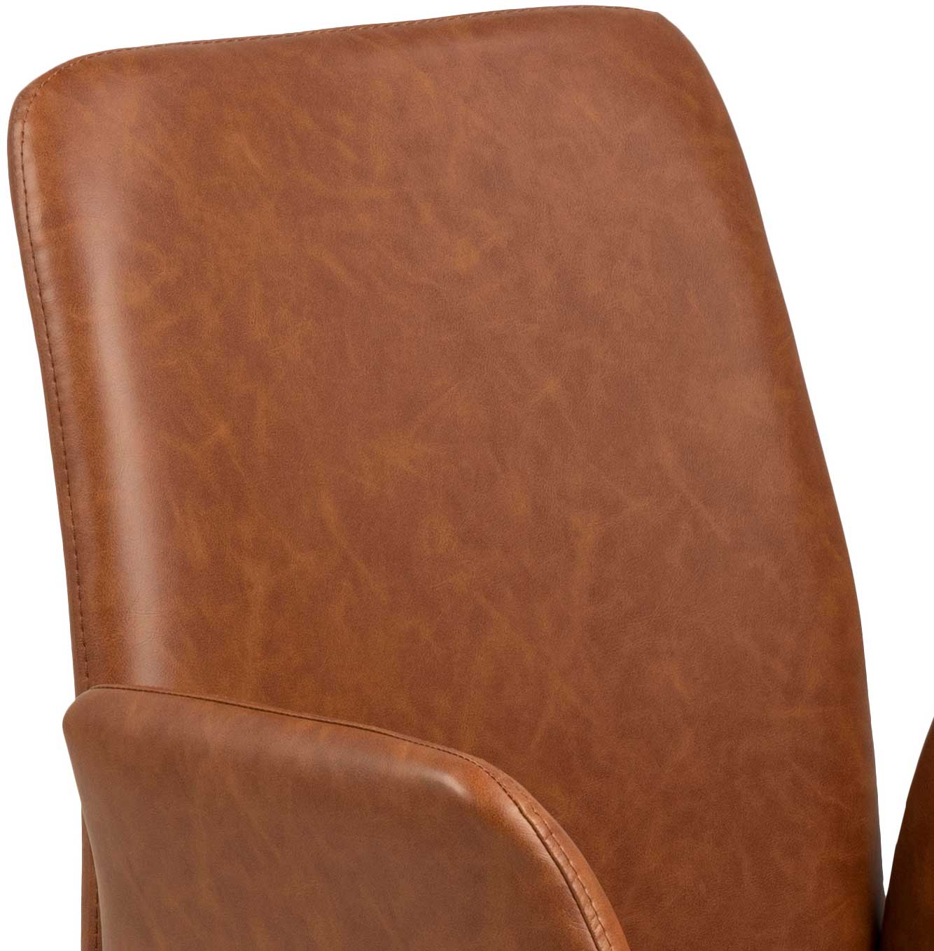 Chaise pivotante Robert - cognac/noir - Image 7