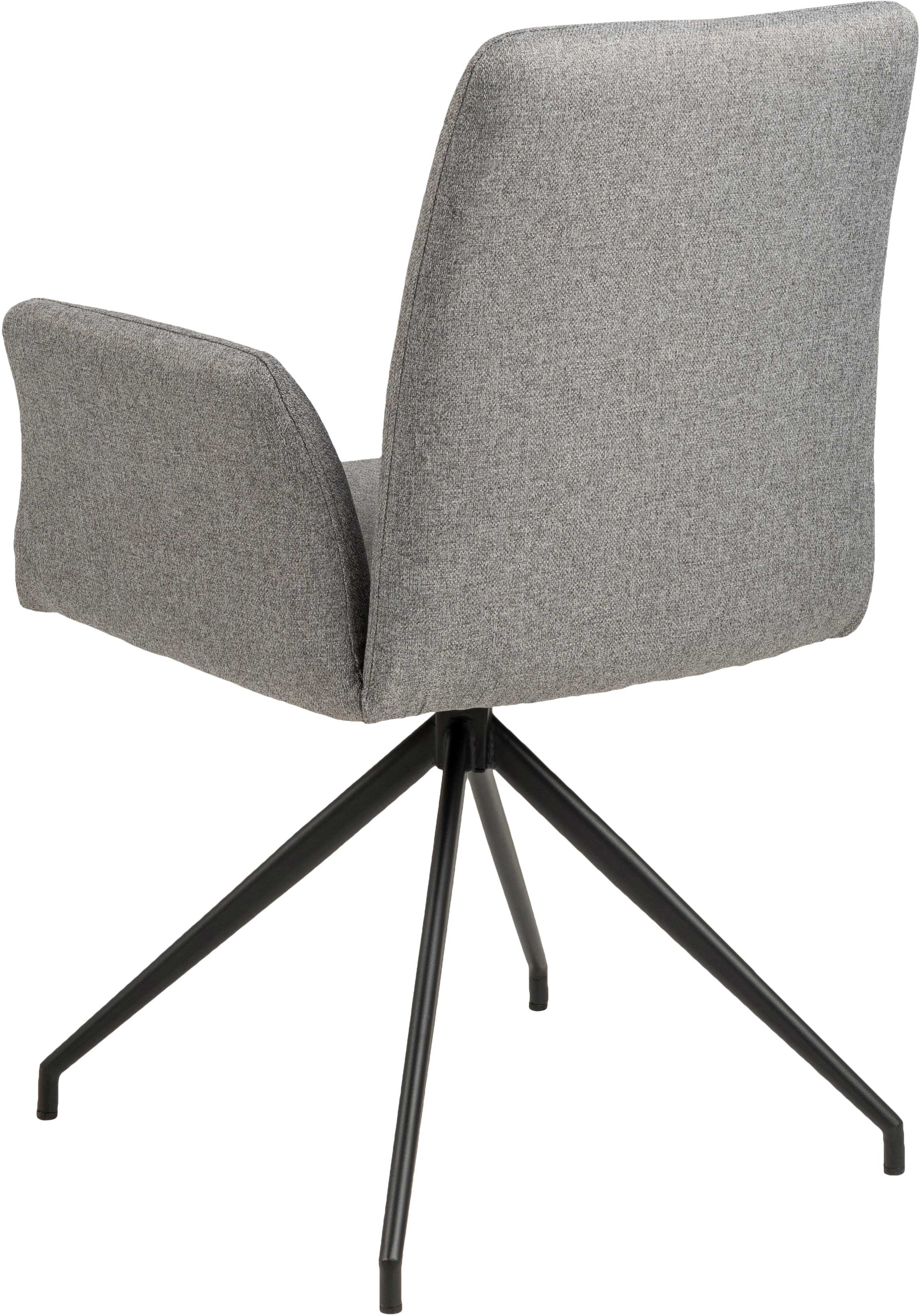 Chaise pivotante Robert - gris clair/noir - Image 9