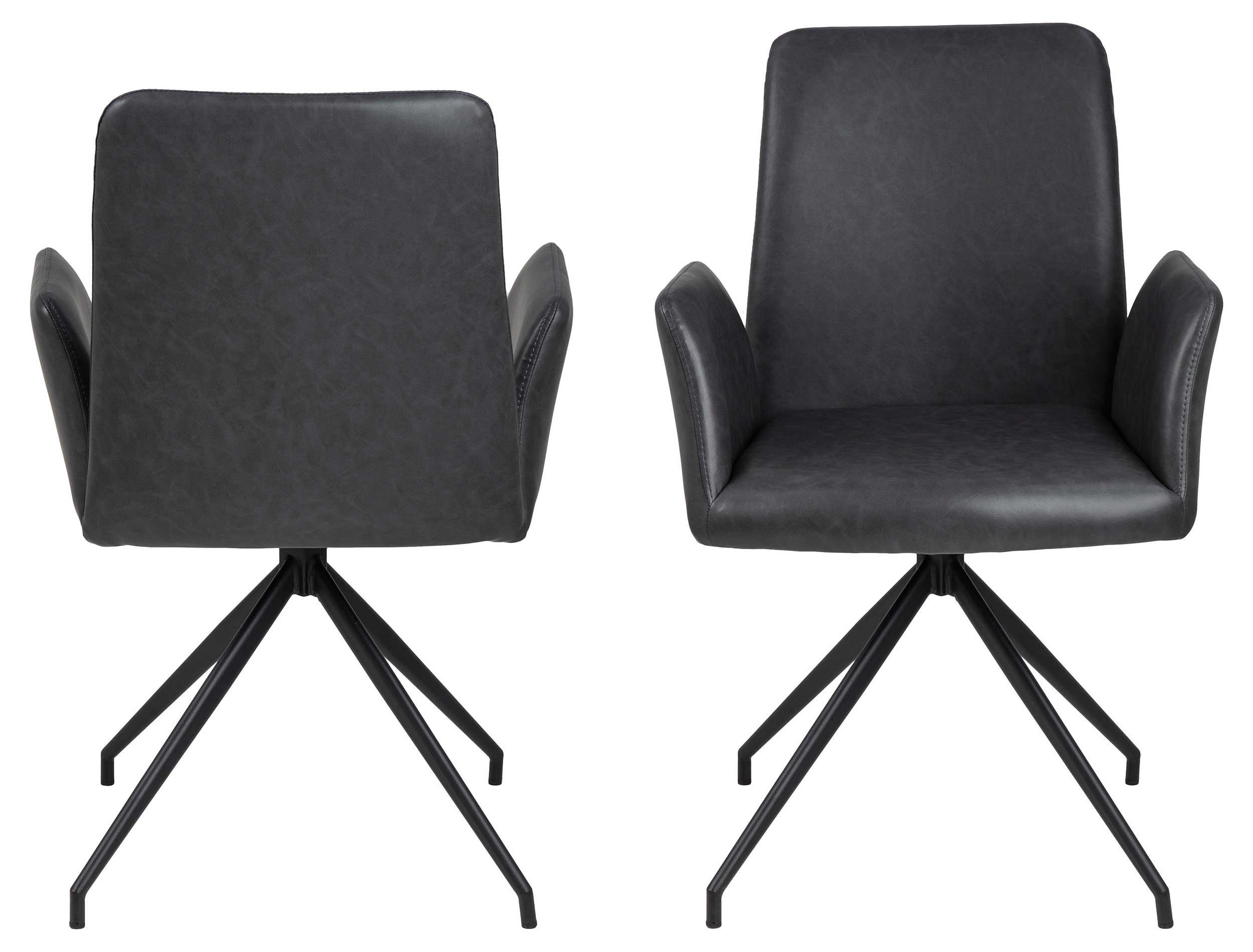 Chaise pivotante Robert - noir - Image 7