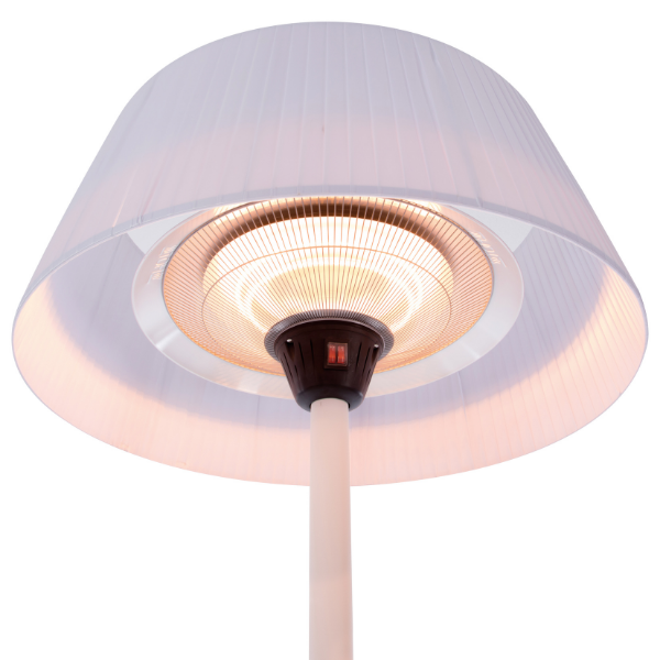 Chauffe-terrasse Alix 74cm modèle debout - blanc - Image 2