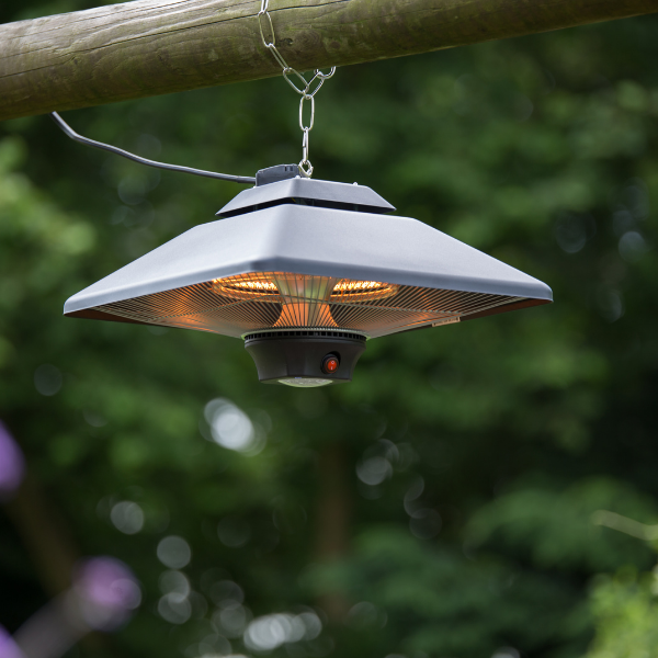 Chauffe-terrasse avec éclairage Pica 43cm - noir - Image 2