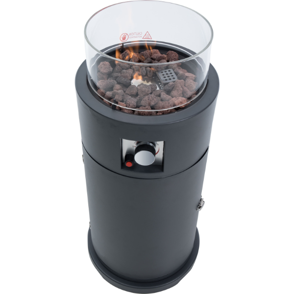 Chauffe-terrasse Bongo 38x90cm au gaz - gris - Image 3