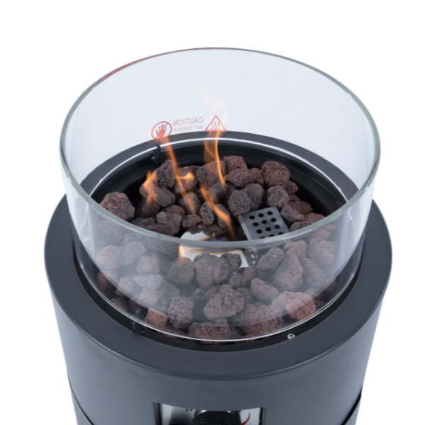 Chauffe-terrasse Bongo 38x90cm au gaz - gris - Image 7