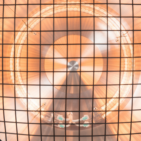 Chauffe-terrasse Mindy 45x210cm modèle debout - noir - Image 5