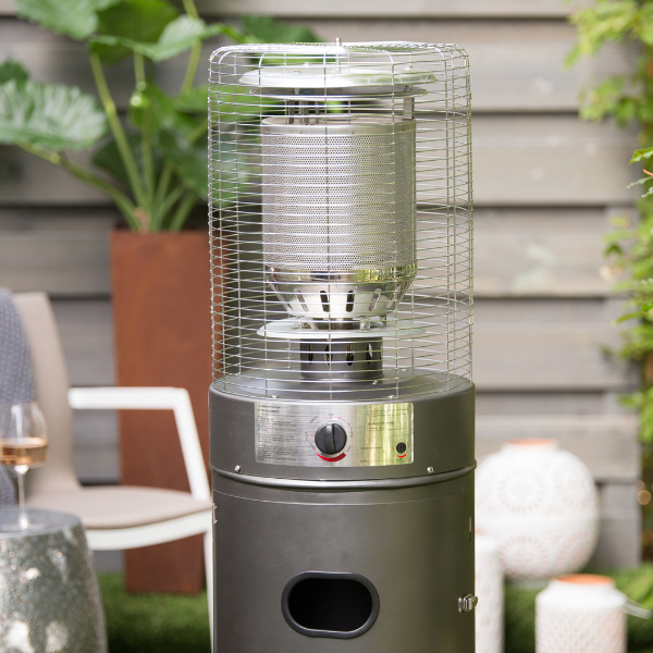 Chauffe-terrasse Perseus au gaz 46x134cm - gris - Image 3