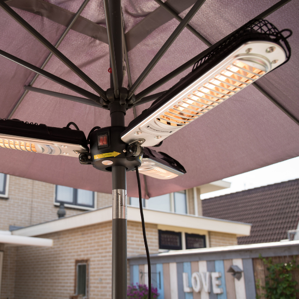 Chauffe-terrasse pour parasol - noir - Image 2