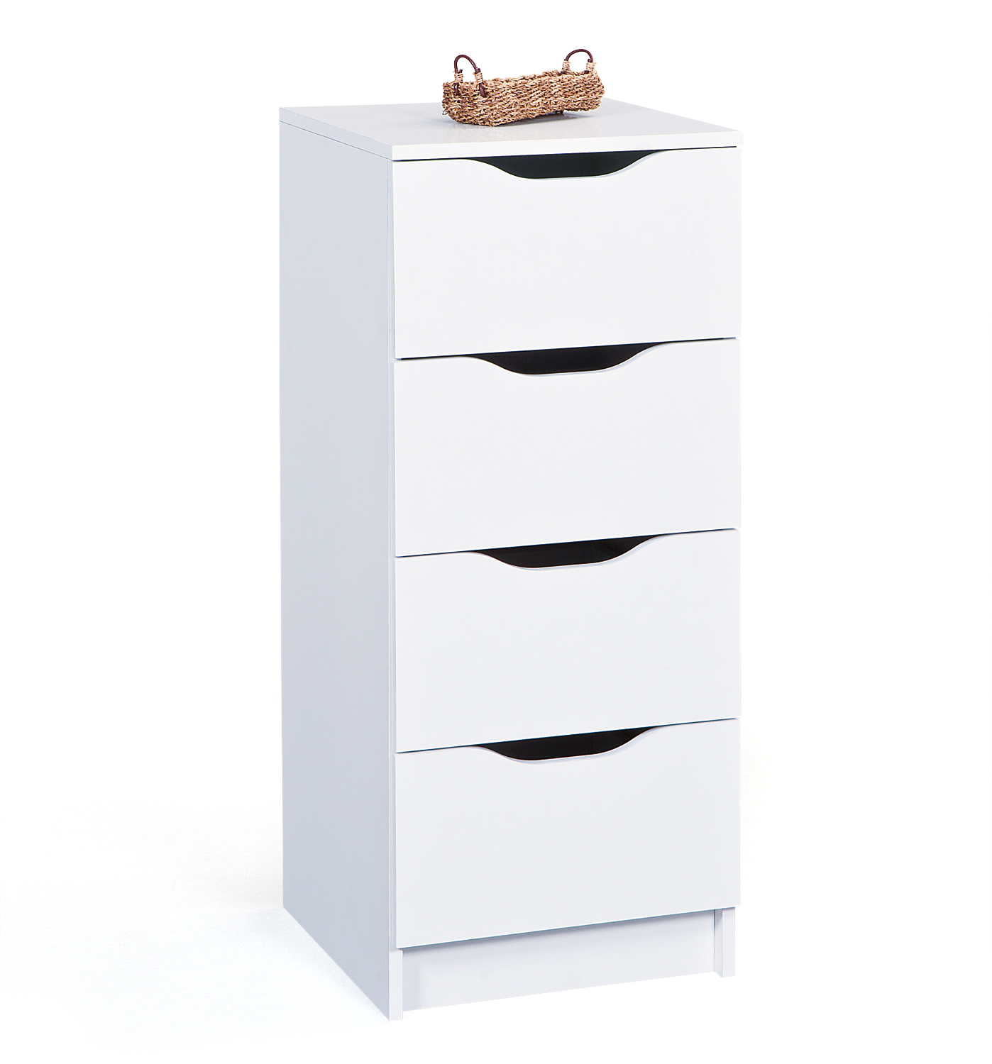 Chiffonnier Westphalen 4 tiroirs - blanc