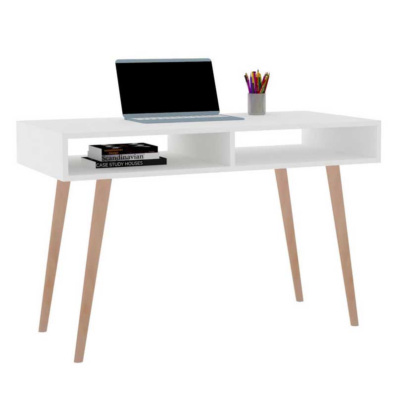 Cisto Bureau d'étude | 100 % MÉLAMINE | Blanc - Image 8