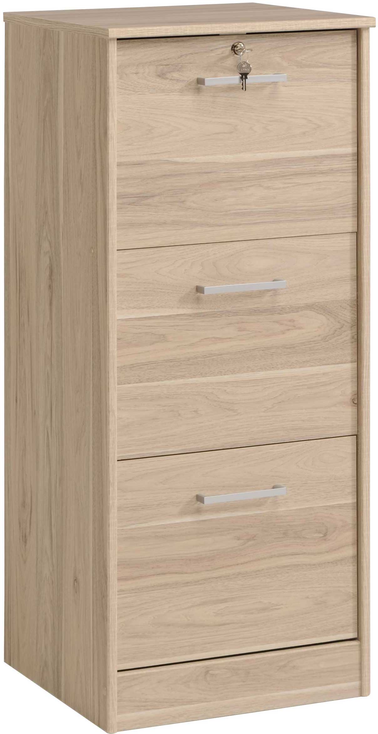 Classeur pour dossiers Ludwig avec serrure - chêne - Image 4