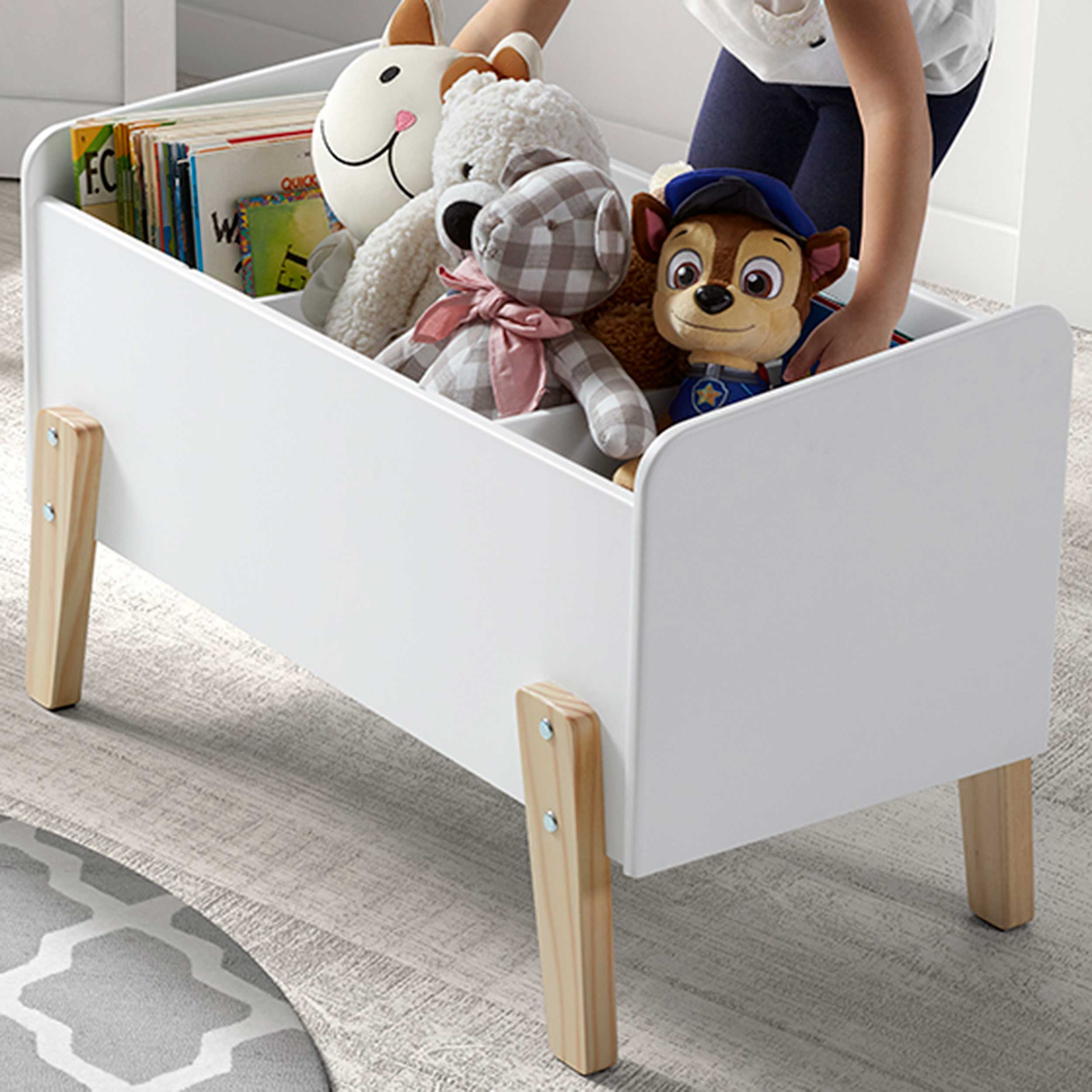 Coffre à jouets Kiddy - blanc