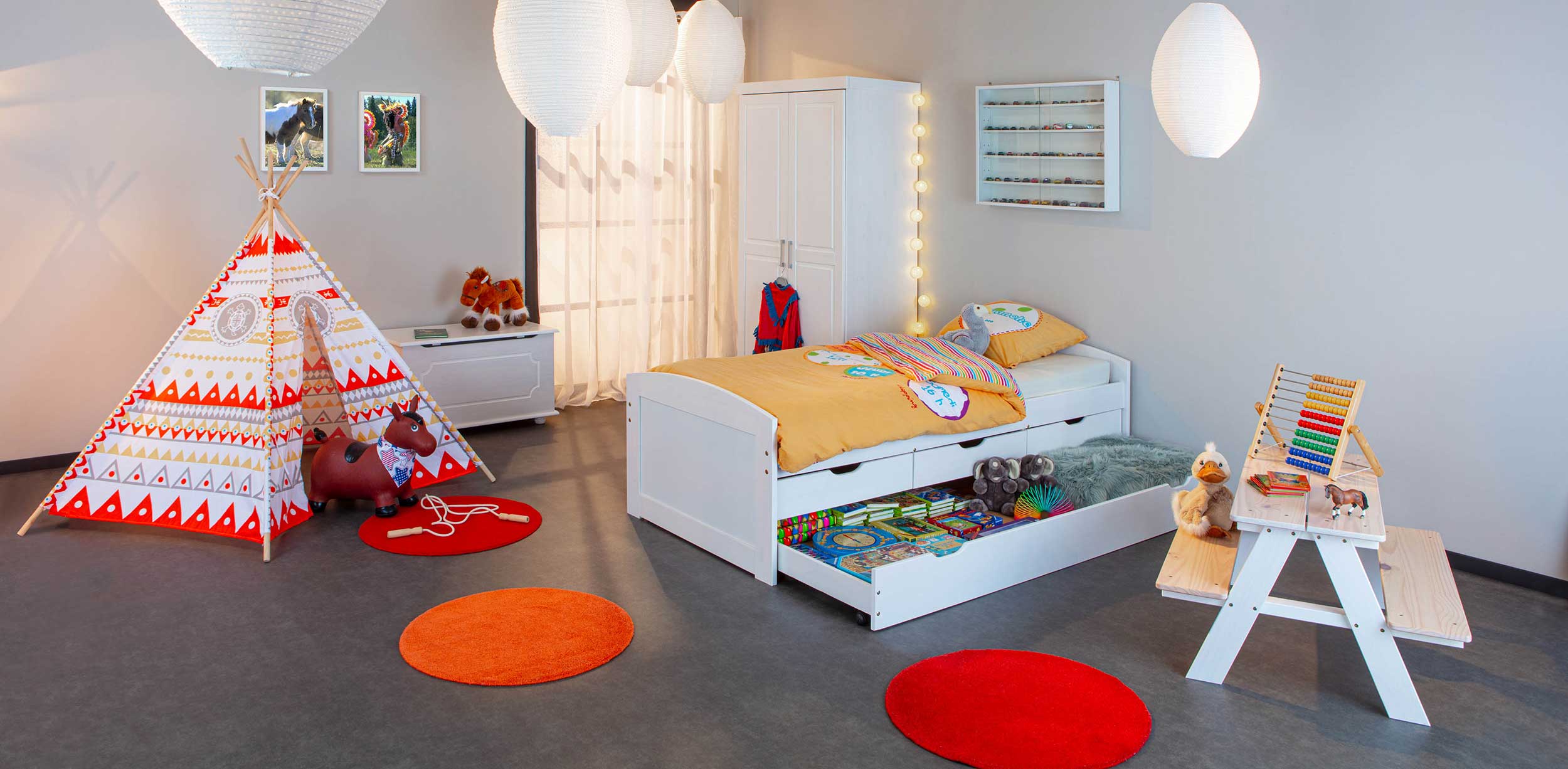 Coffre de rangement Emely - blanc - Image 8