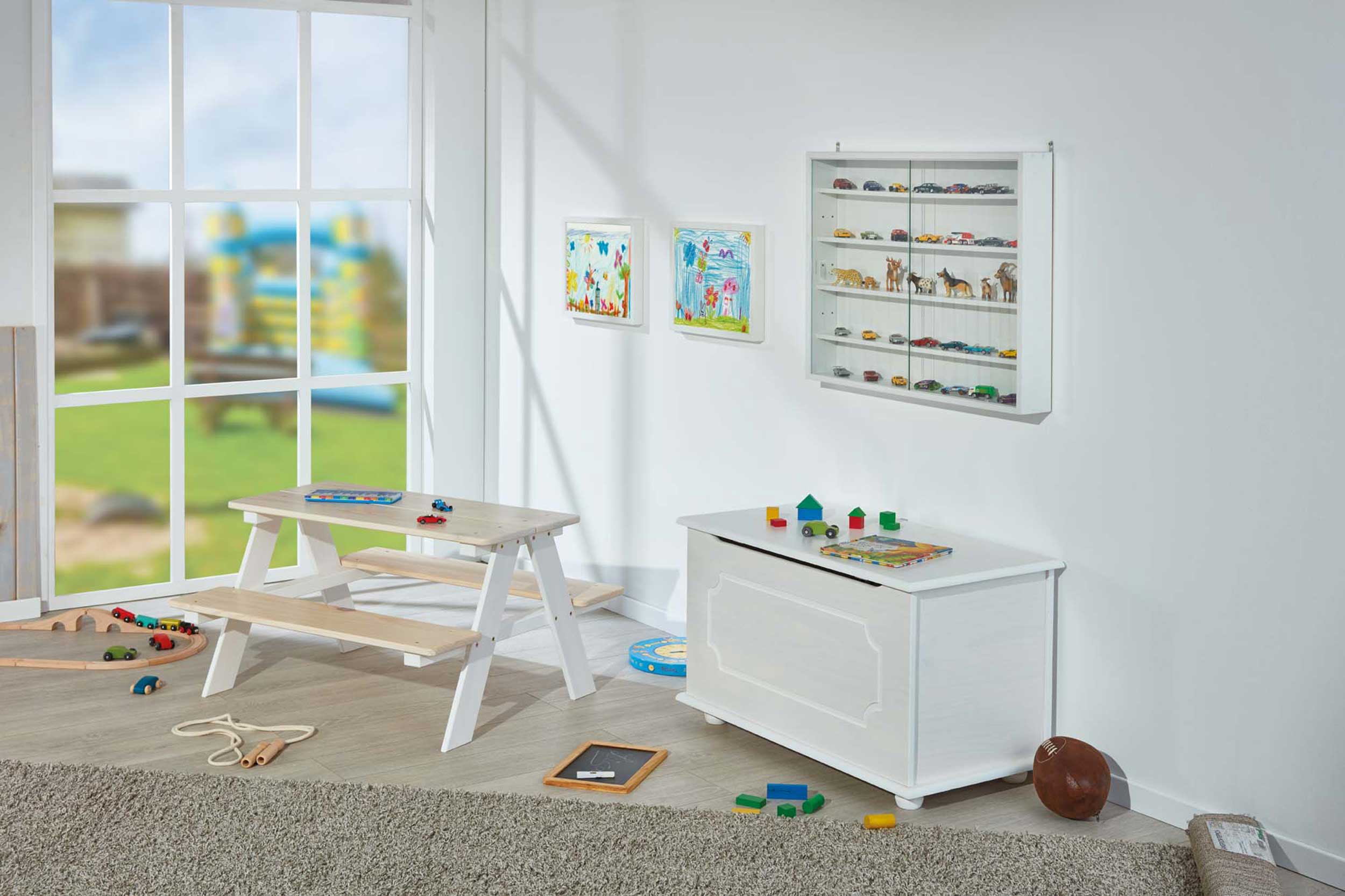 Coffre de rangement Emely - blanc - Image 9