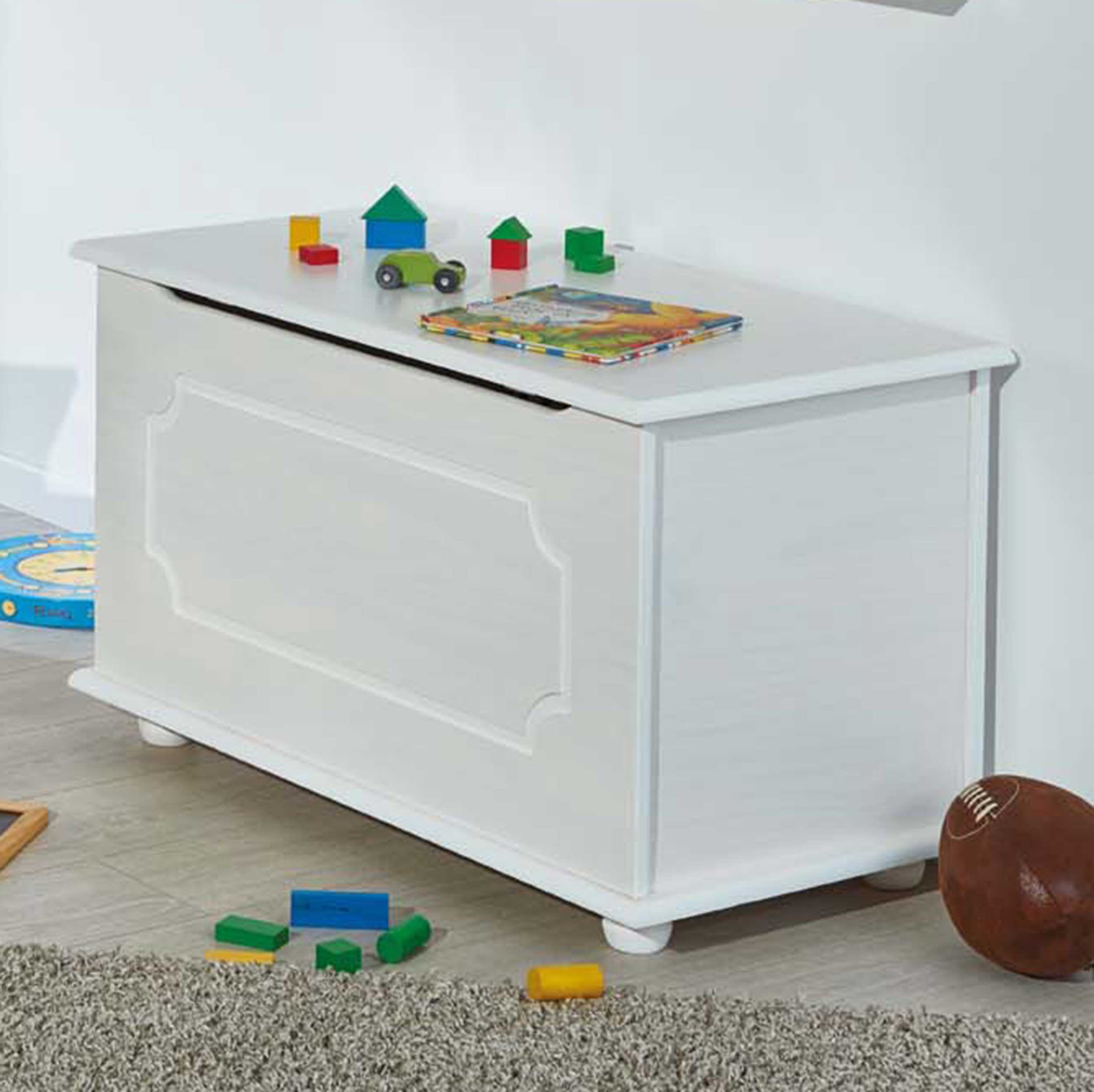 Coffre de rangement Emely - blanc