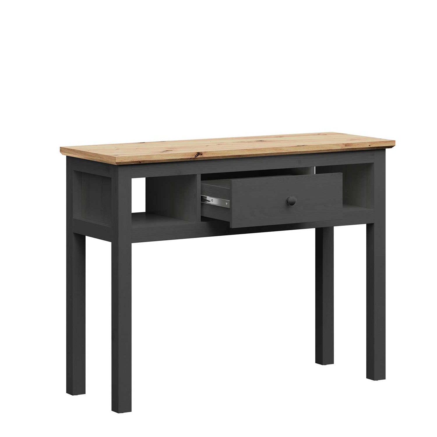 Coiffeuse Enid 114cm1 tiroir - gris - Image 3