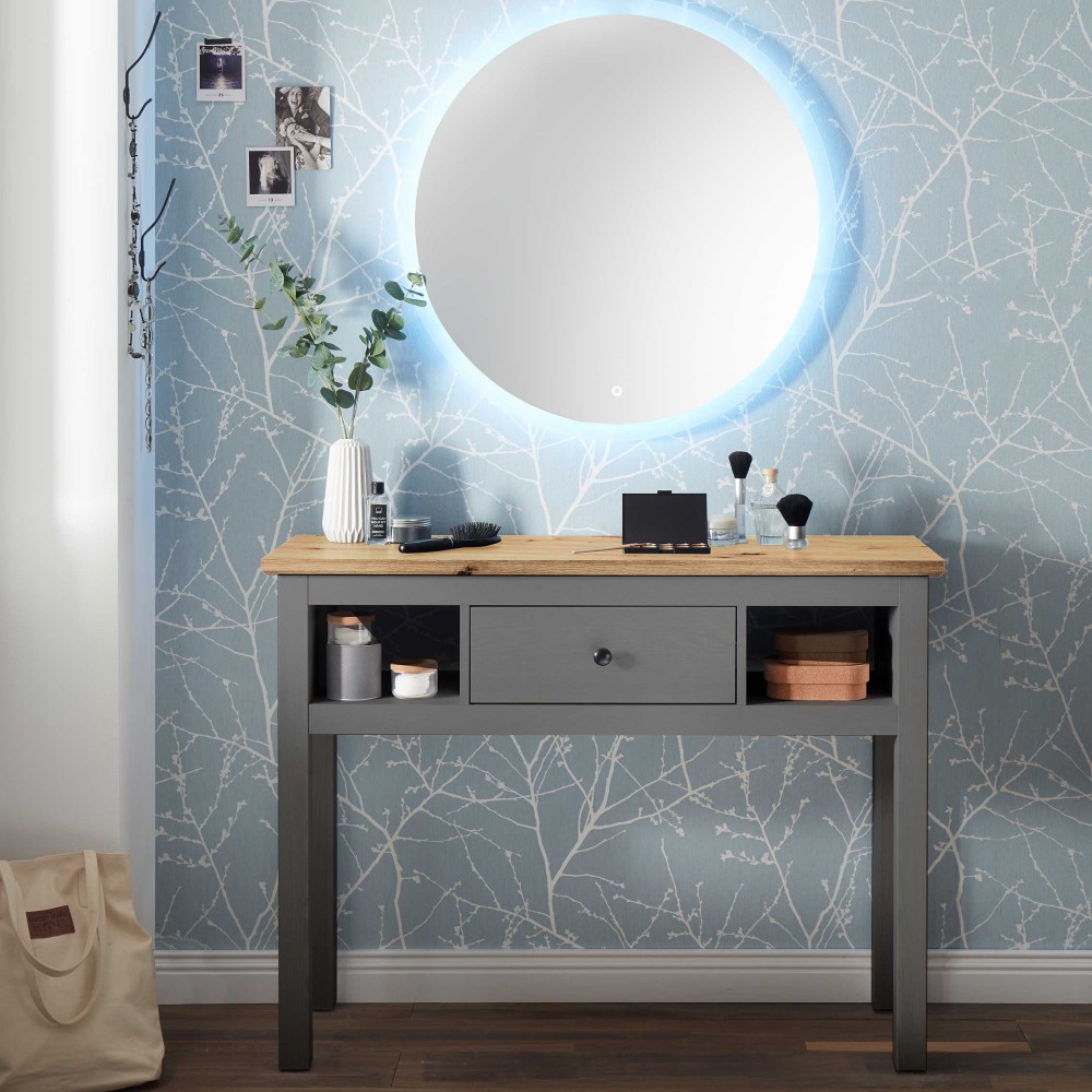 Coiffeuse Enid 114cm1 tiroir - gris