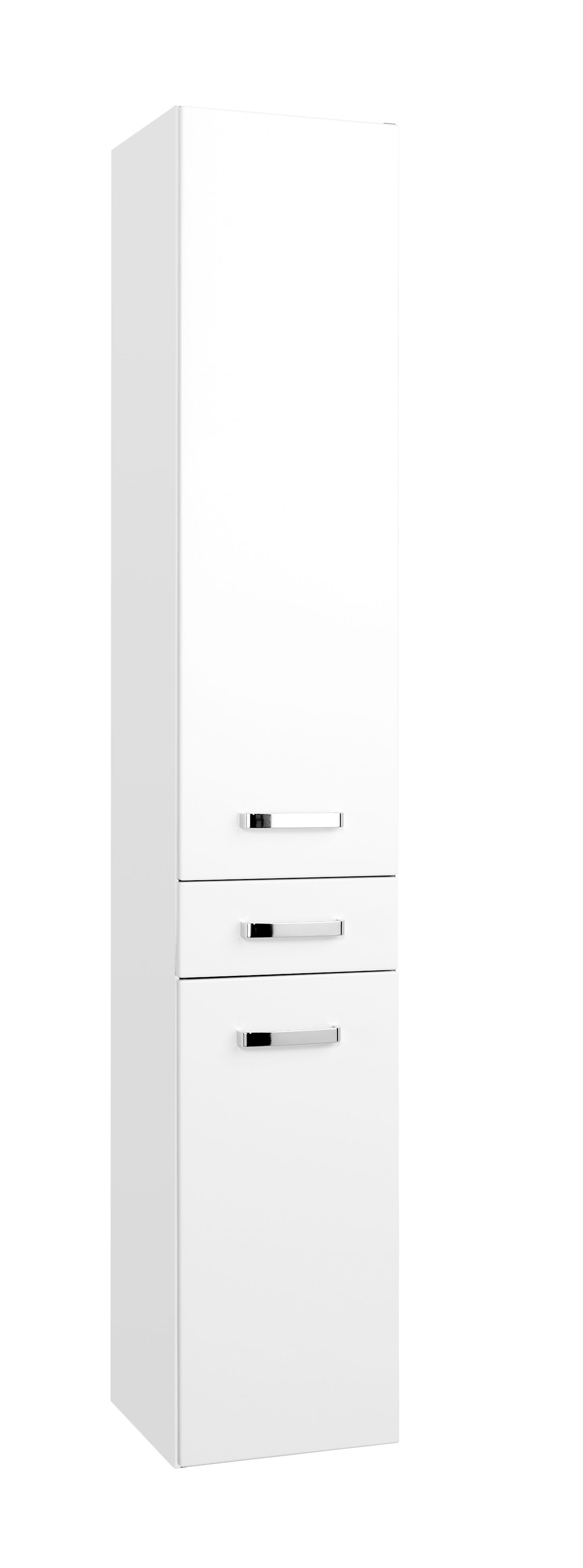 Colonne Bobbi haute 30cm 2 portes et 1 tiroir - blanc - Image 7