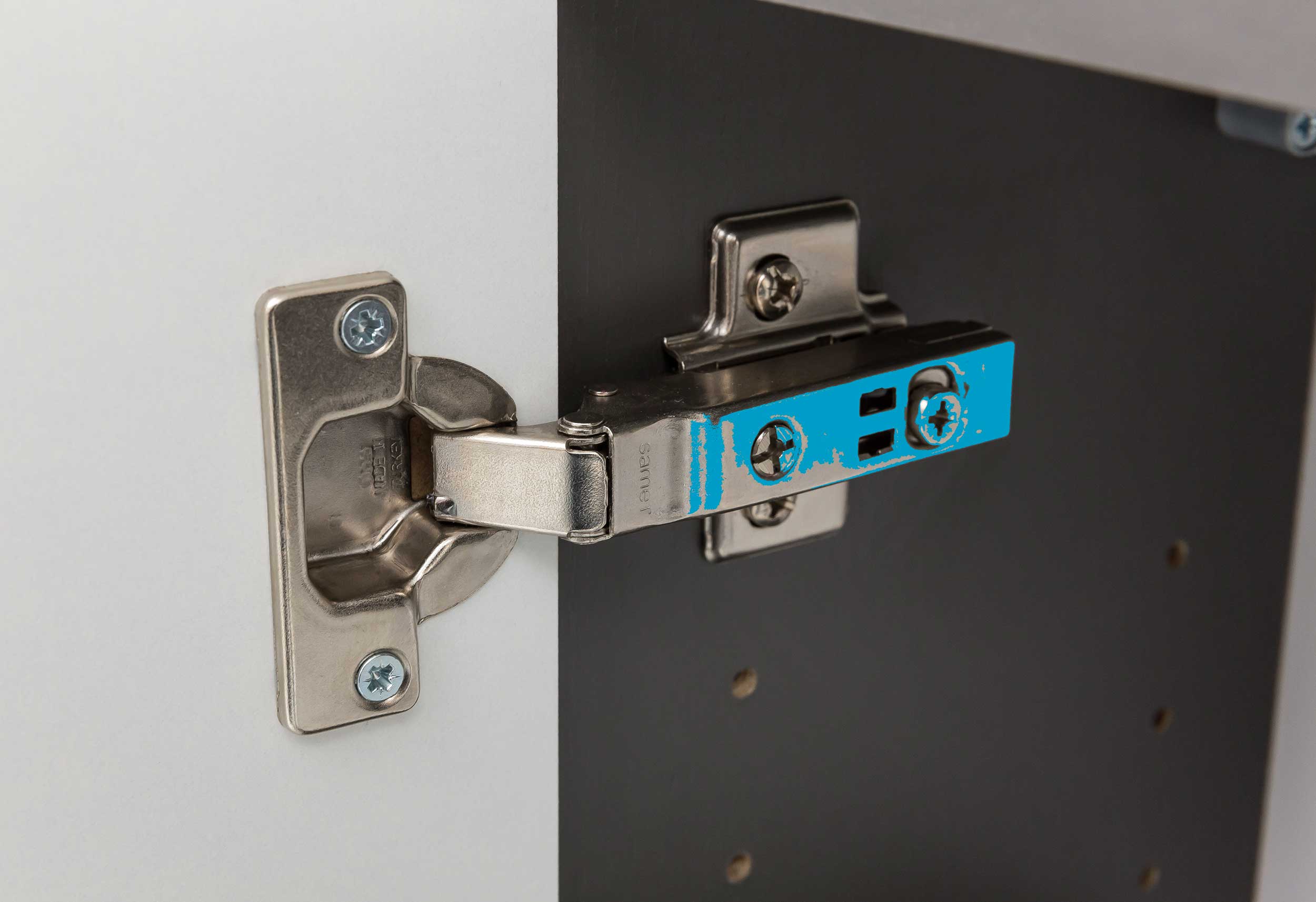 Colonne Gene 30cm 1 porte - chêne wotan/vert fjord - Image 6