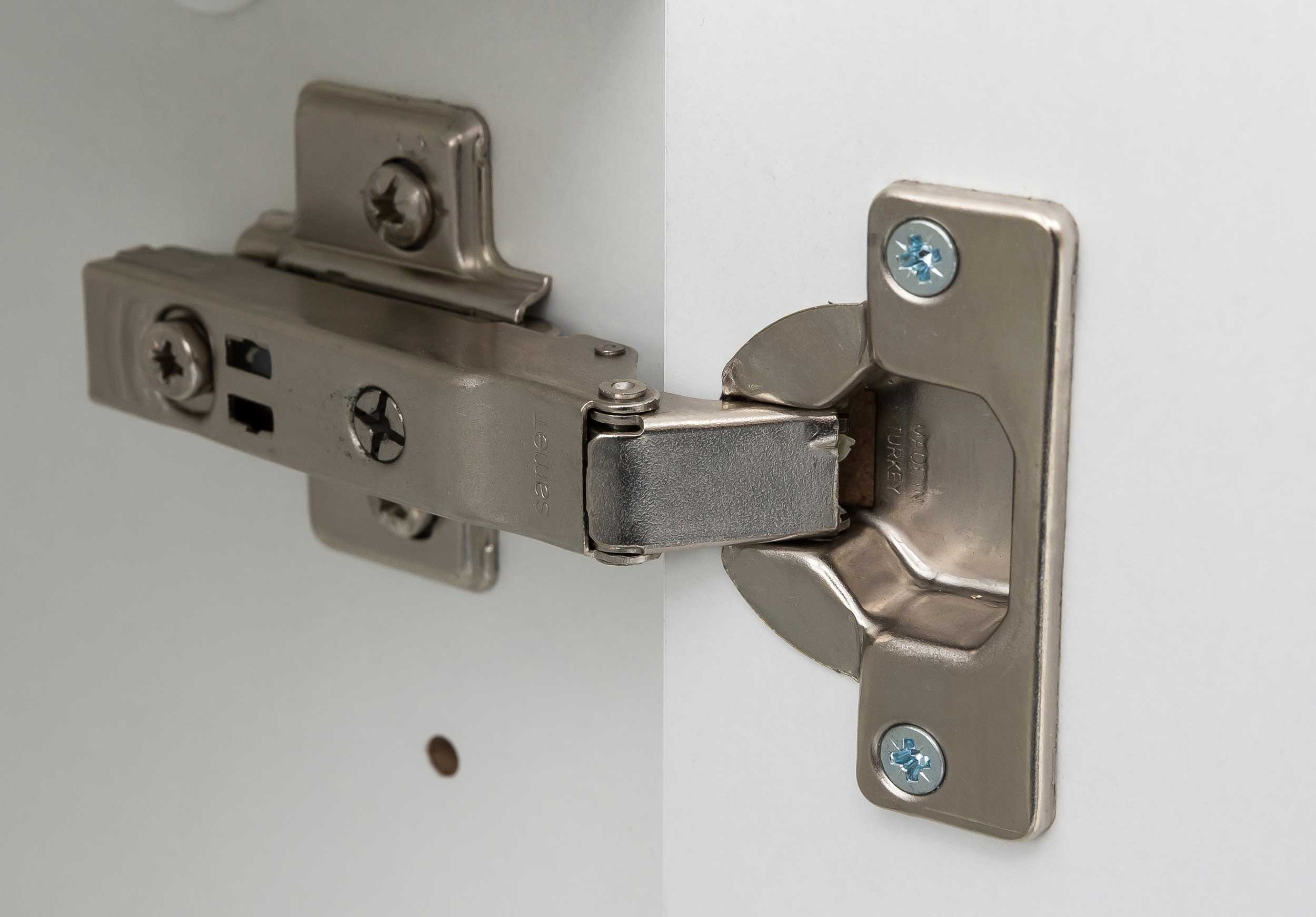 Colonne Hansen 40cm 2 portes et 1 tiroir - blanc - Image 3