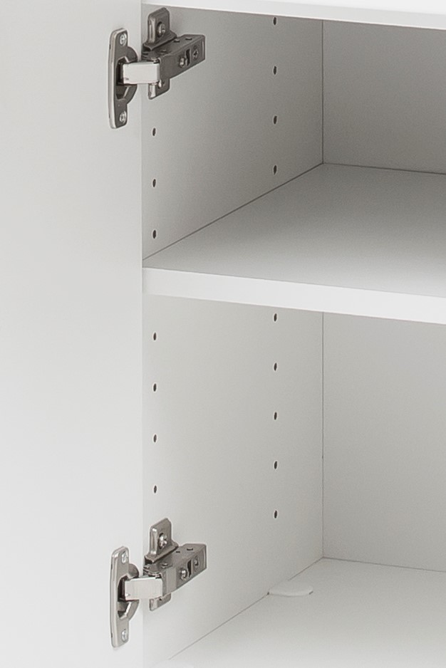 Colonne Kornel/Pisca 40cm 2 portes & 1 tiroir - blanc - Image 6