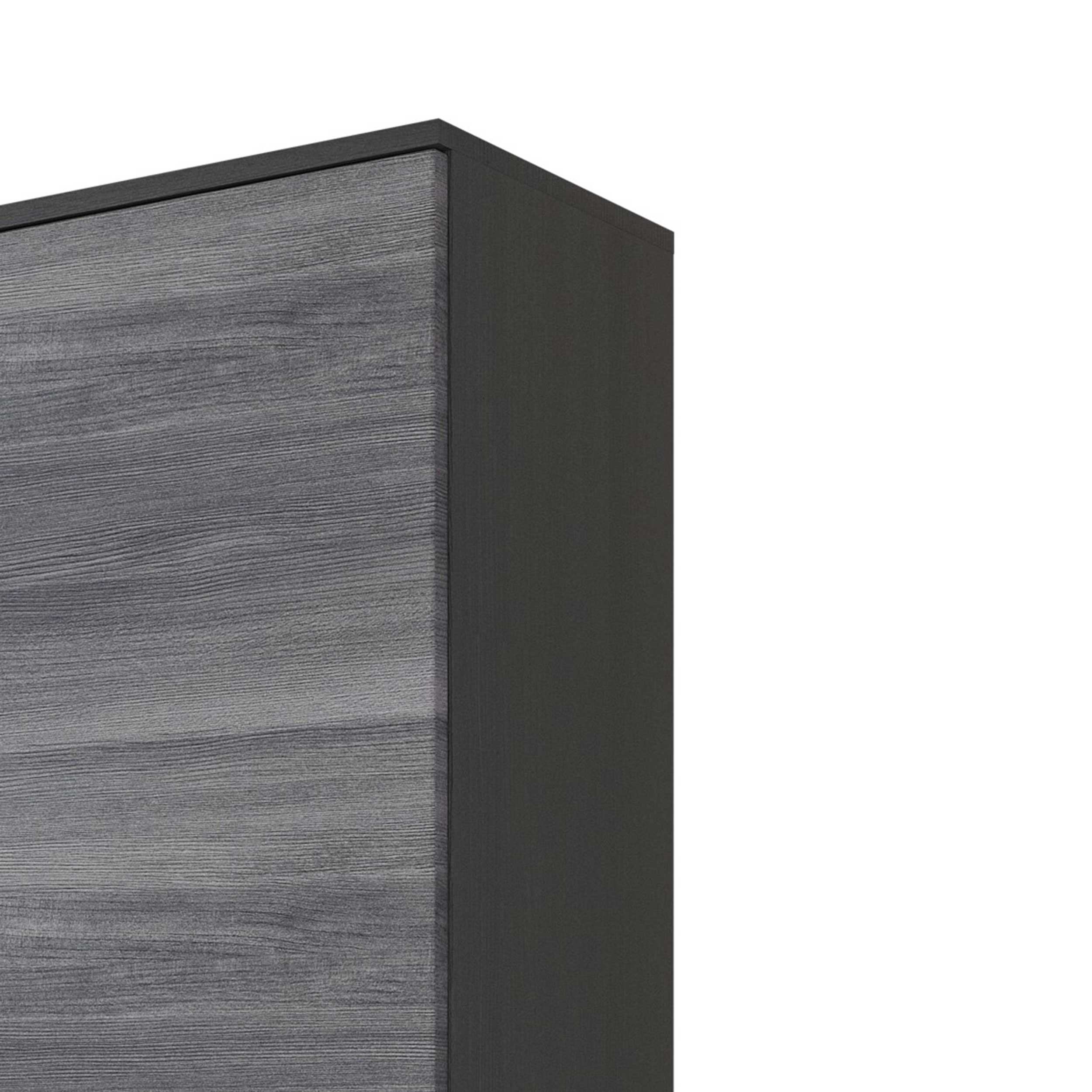 Colonne Lotuk basse avec 2 portes & 1 tiroir - chêne gris - Image 9