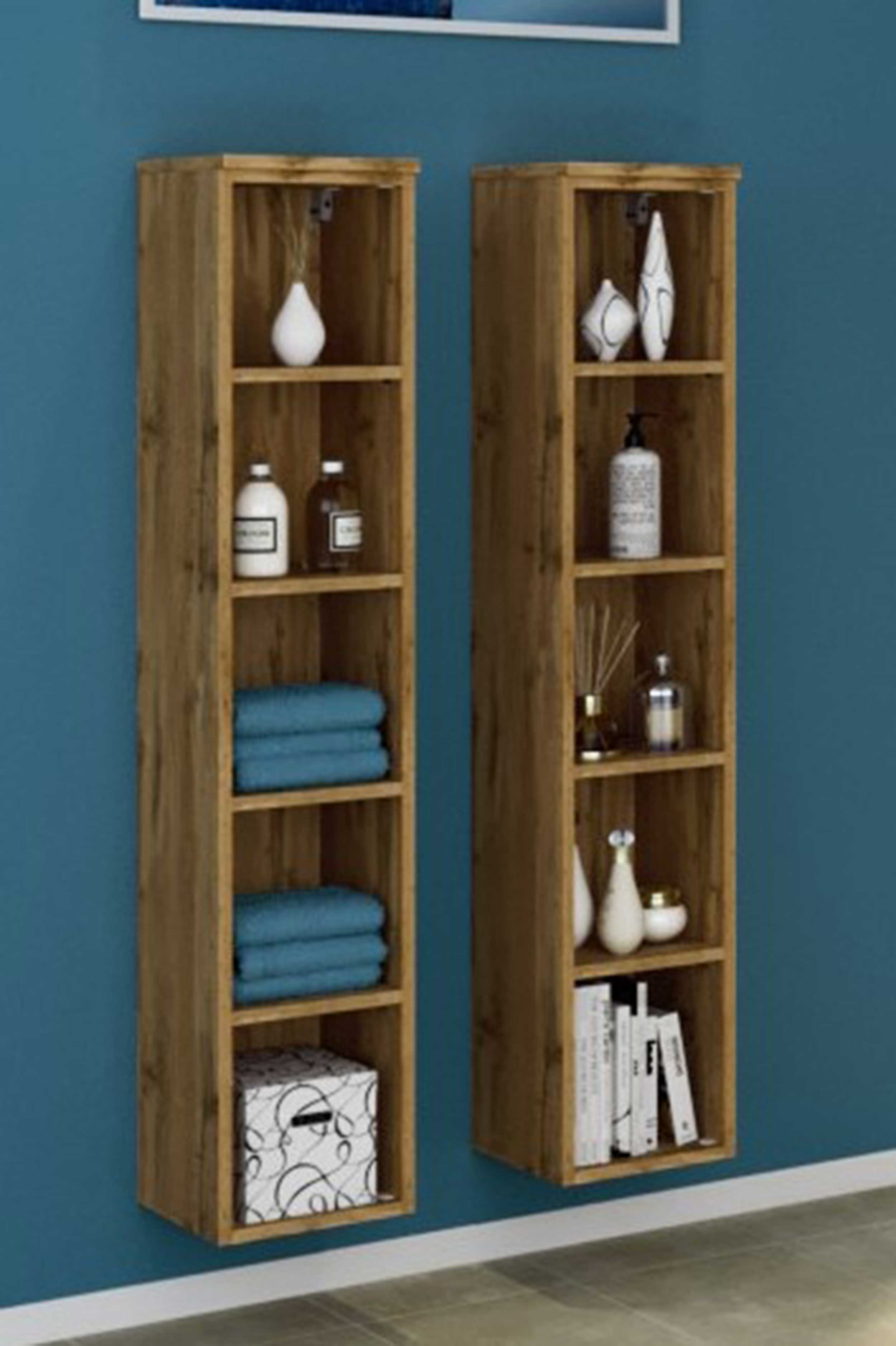 Colonne ouverte Gene 25cm - chêne wotan - Image 10