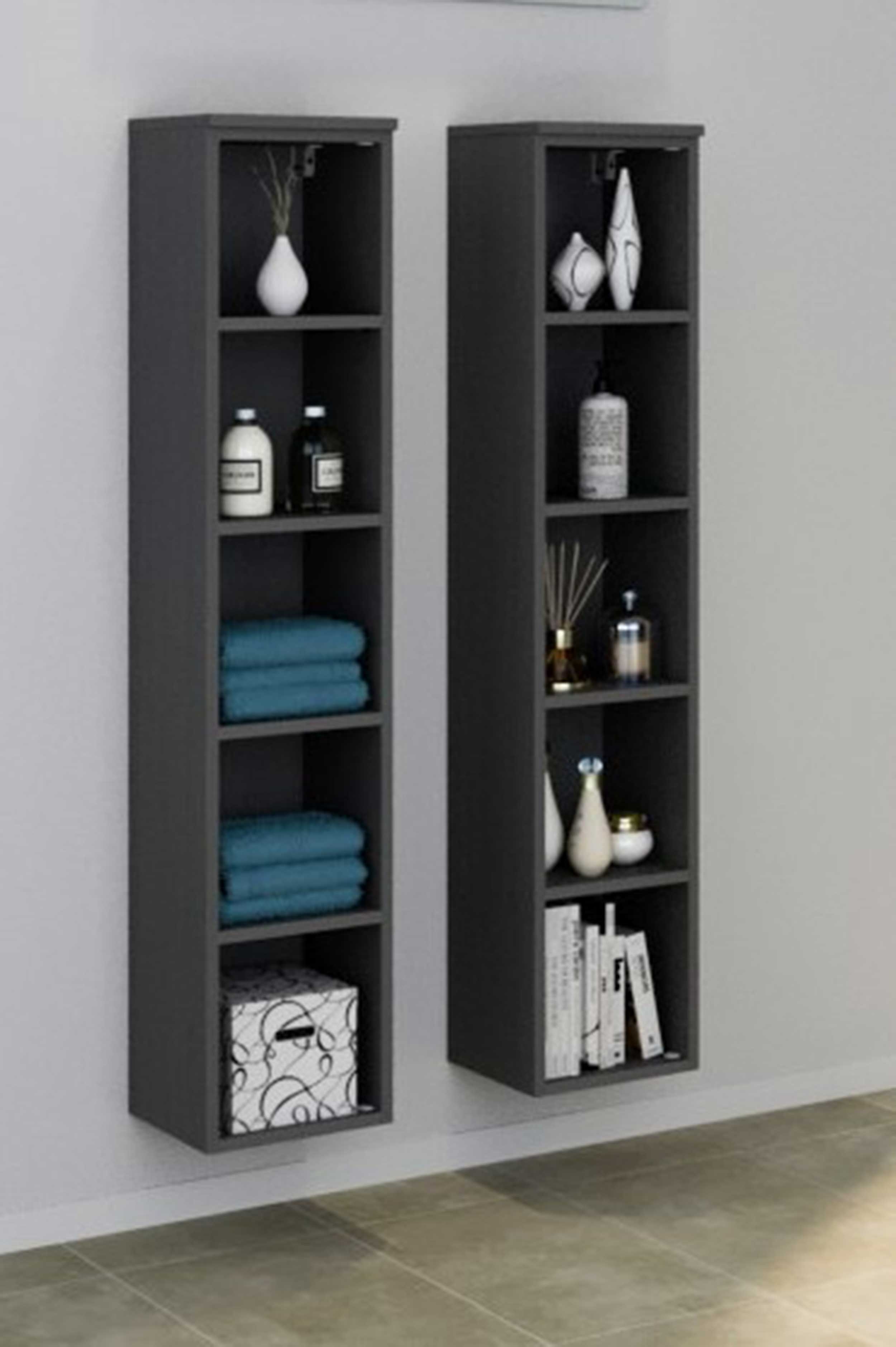 Colonne ouverte Gene 25cm - gris graphite - Image 6