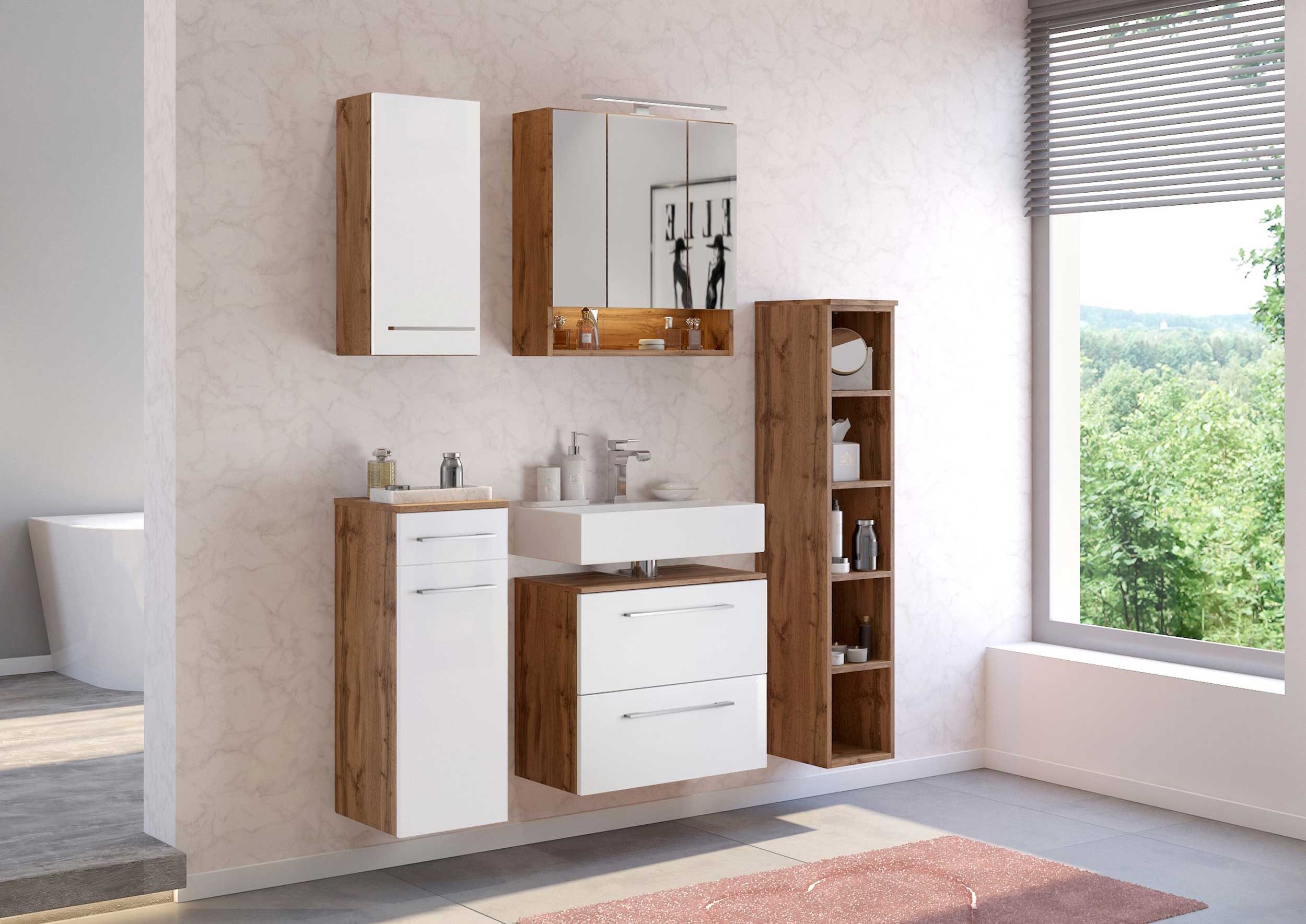 Colonne ouverte Sefa bas 25cm - chêne wotan - Image 8